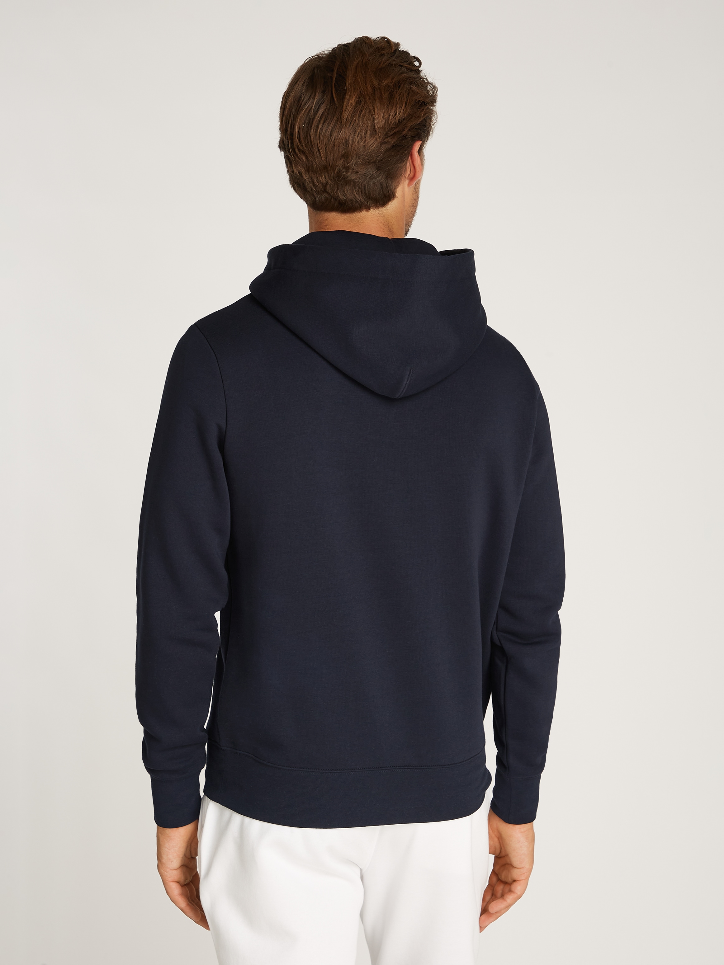 Tommy Hilfiger Kapuzensweatshirt »ROUNDALL HOODY«, kontrastfarbener Markenprint