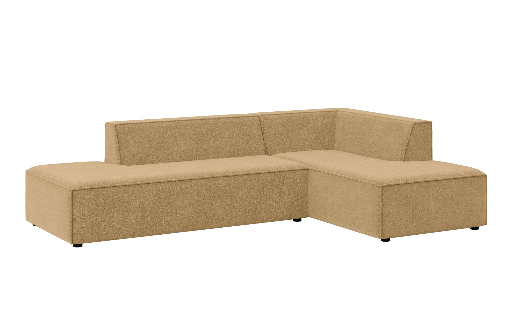 Thumbnail - OTTO home Ecksofa "Ecksofa Cavan mit Ottomane links oder rechts bestellbar" L-Form mit Wellenunterfederung, Maße B/T/H: ...