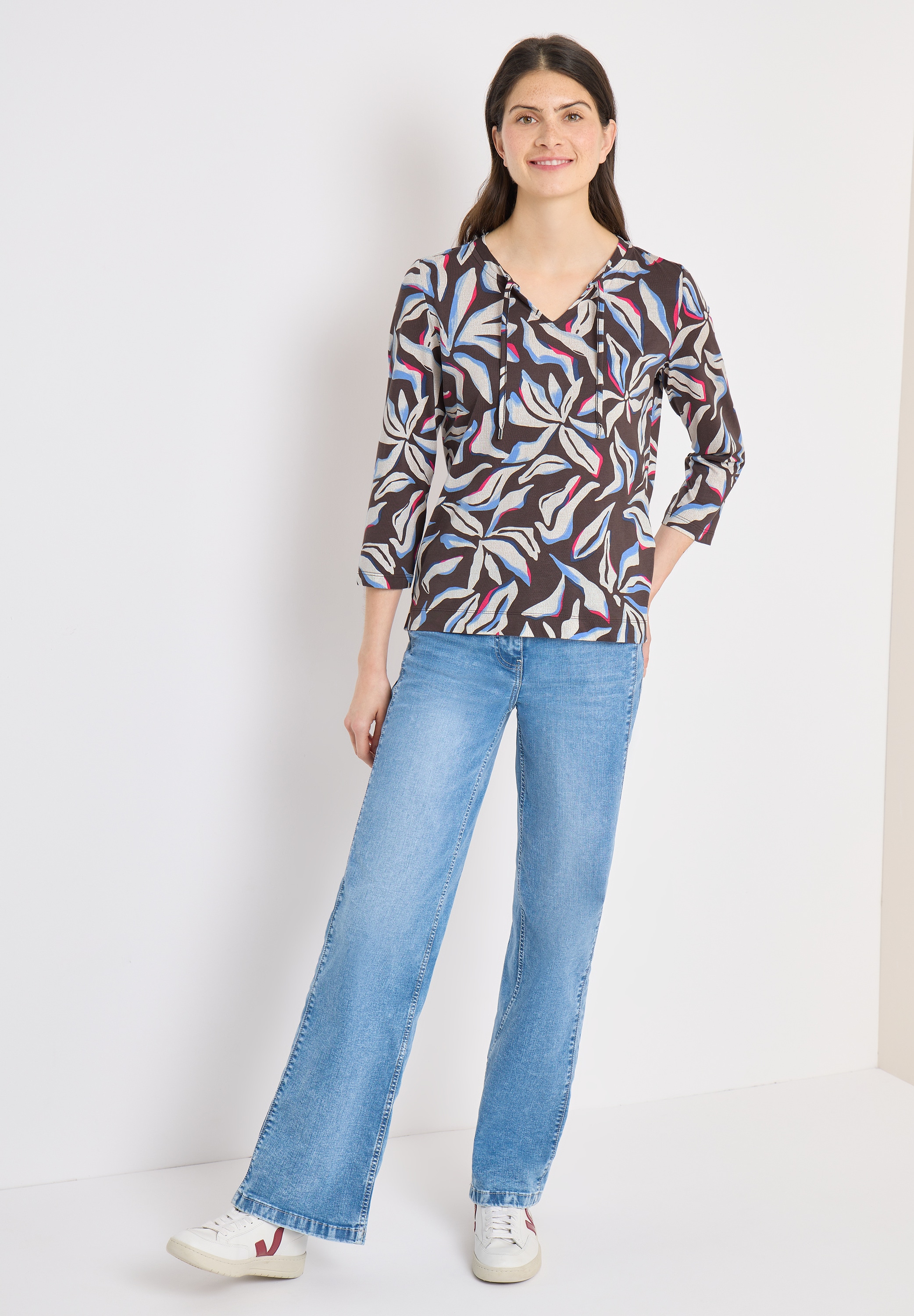 Cecil Tunikashirt mit 3/4 Ärmeln