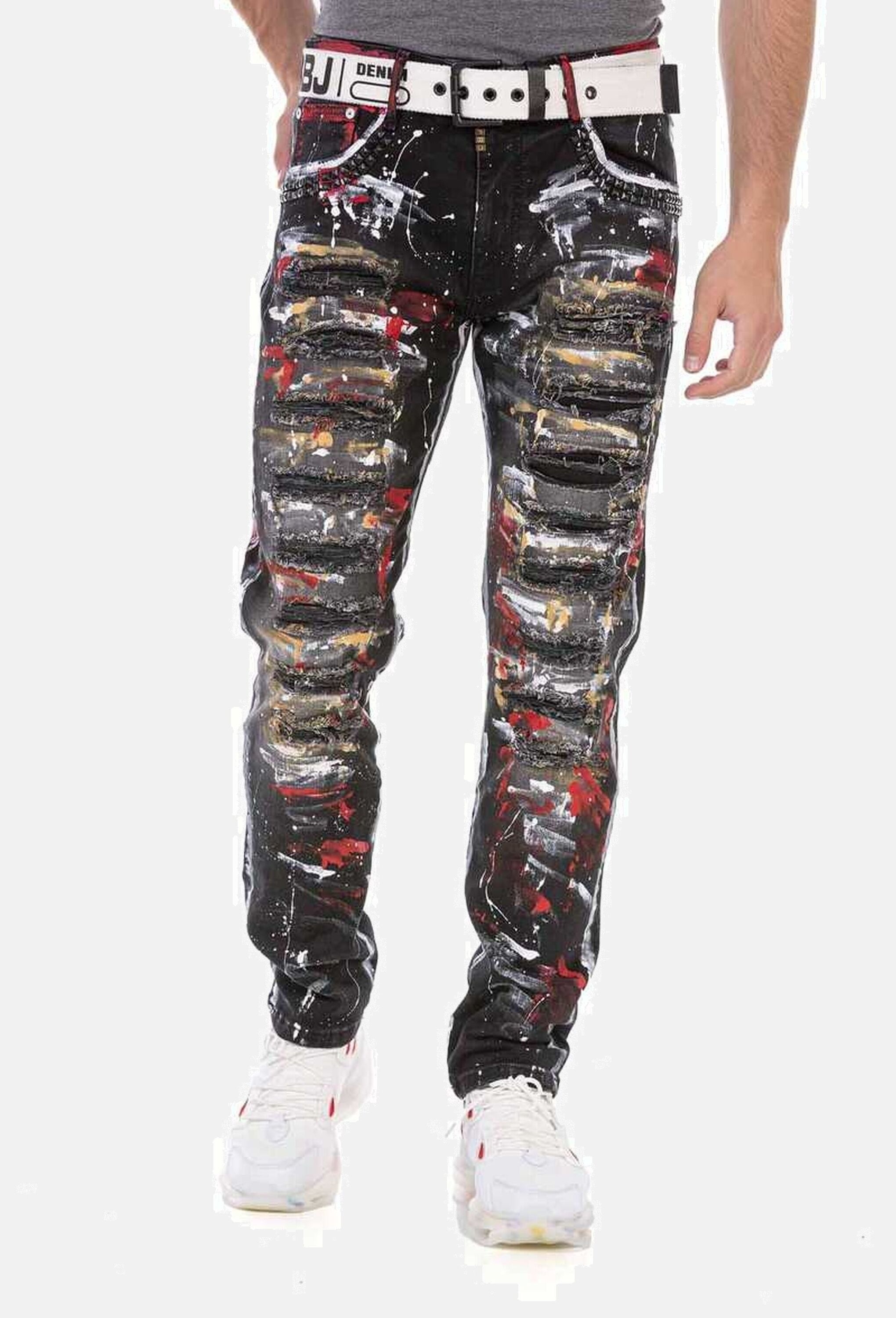 Cipo & Baxx 5-Pocket-Jeans »Cipo & Baxx Jeans« im coolen Streetstyle, CD715