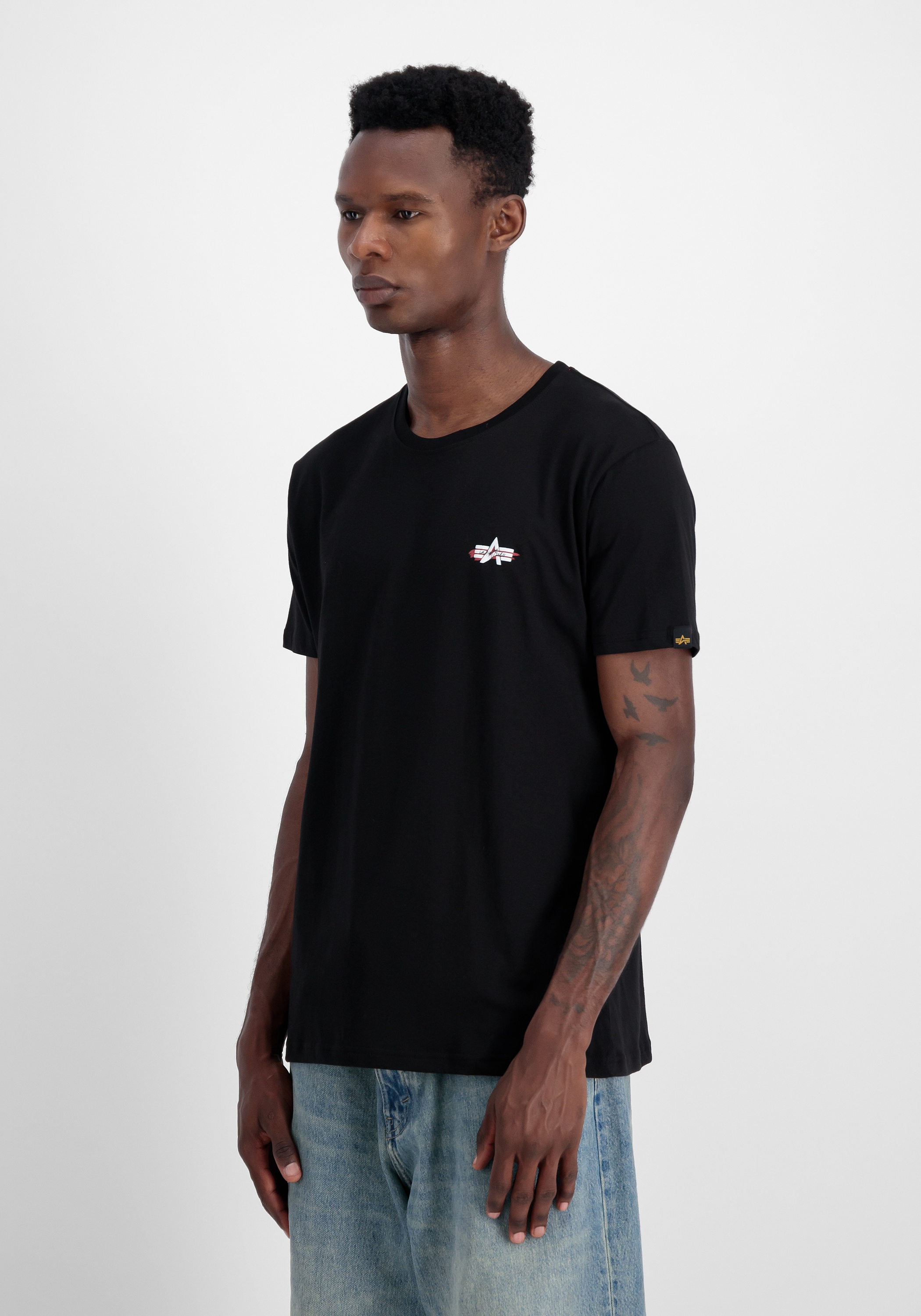 Alpha Industries "Signature Puff Print Backprint T-Shirt"