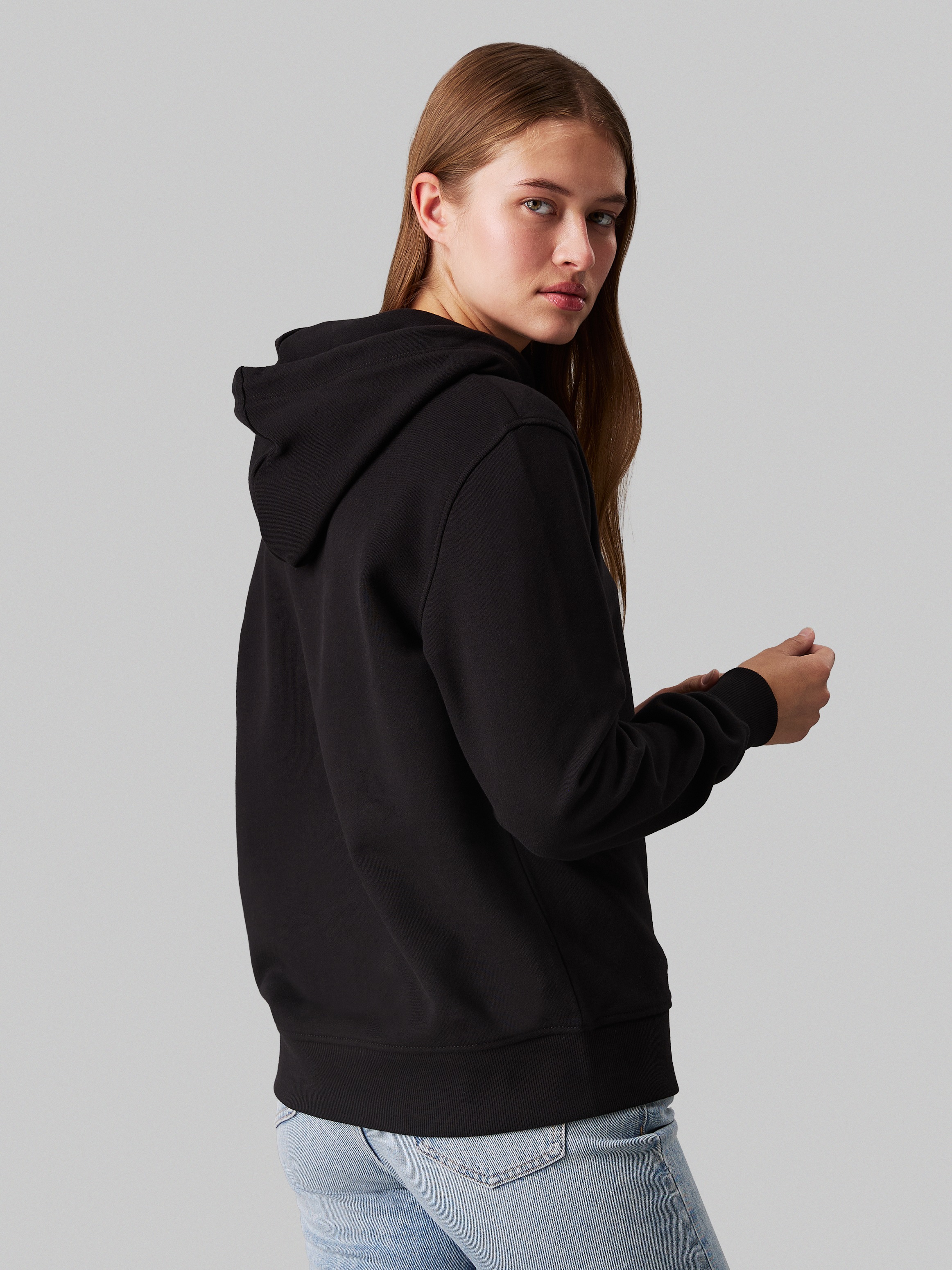 Calvin Klein Jeans Kapuzensweatshirt "EMBROIDERED CK REGULAR HOODIE", mit L günstig online kaufen