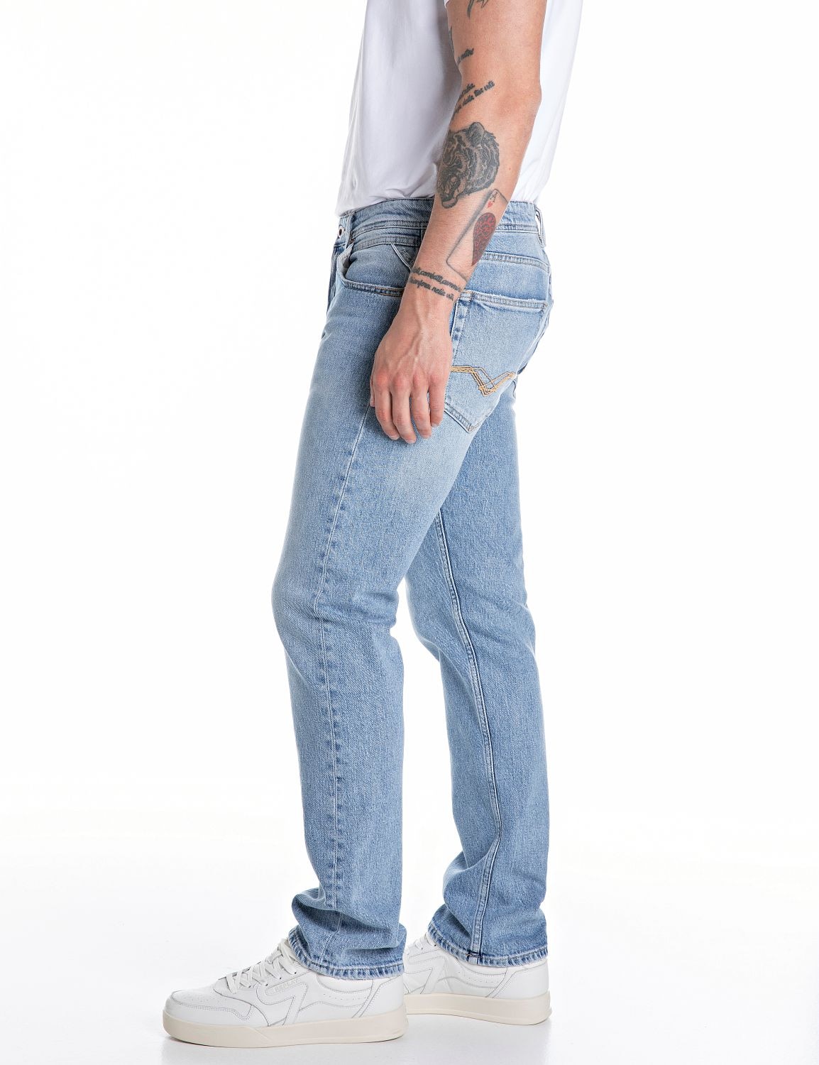 Replay Straight-Jeans "GROVER", in vielen verschiedenen Waschungen, mit Stretch