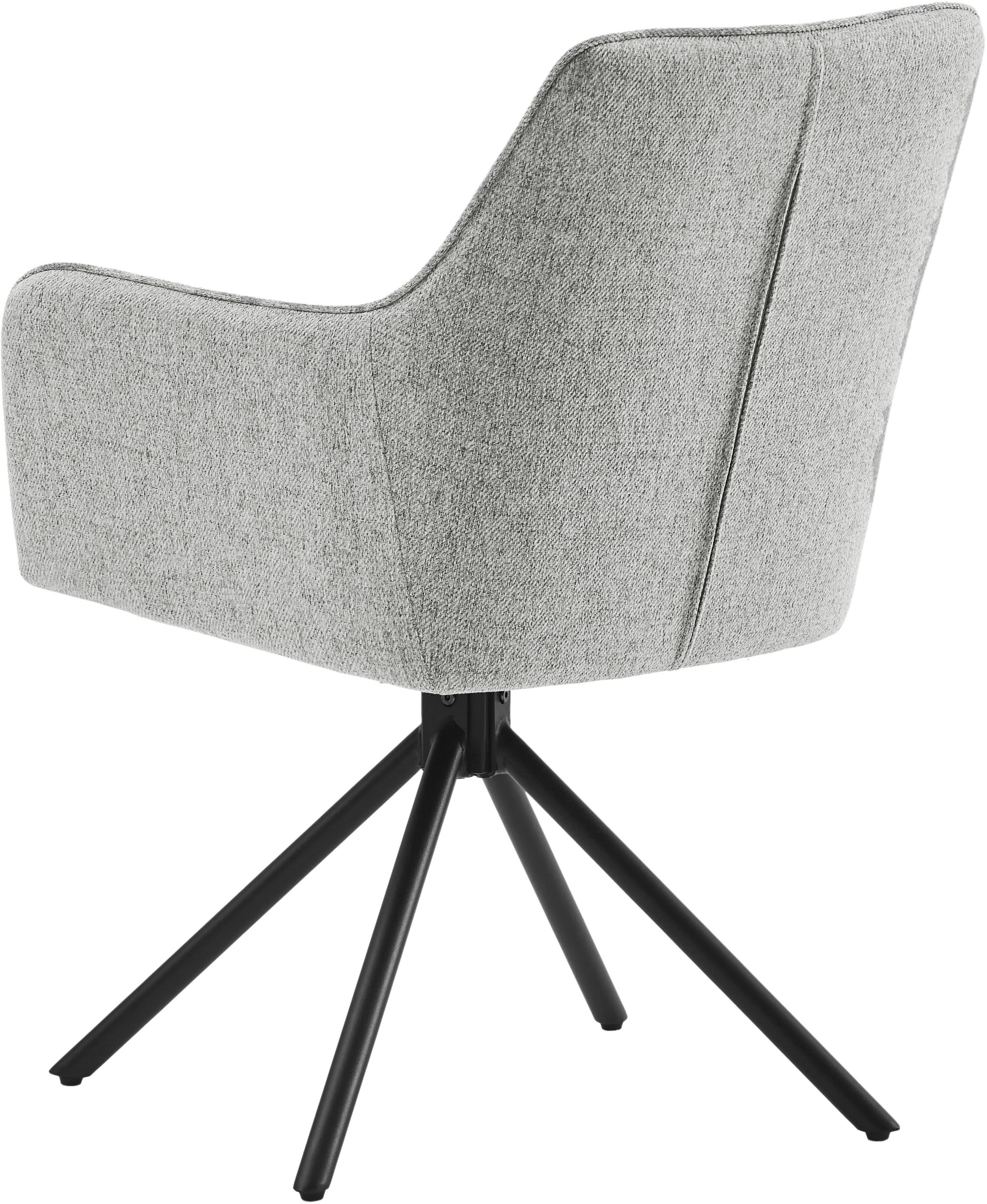 OTTO home Drehstuhl »Haily« (Set) hochwertiger Strukturstoff, robustem Metallgestell