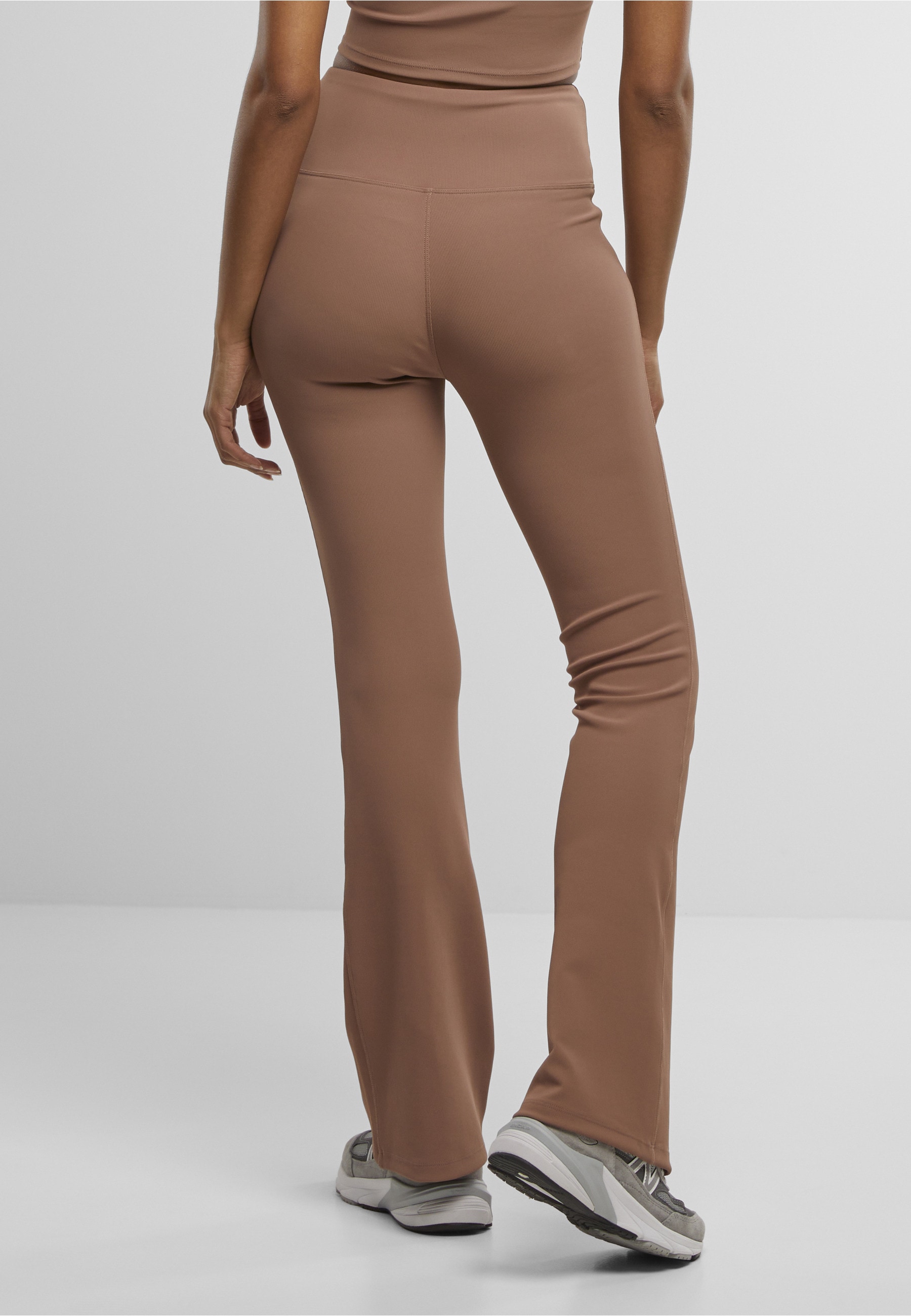 URBAN CLASSICS Leggings »Urban Classics Ladies Flared Leggings Rib«