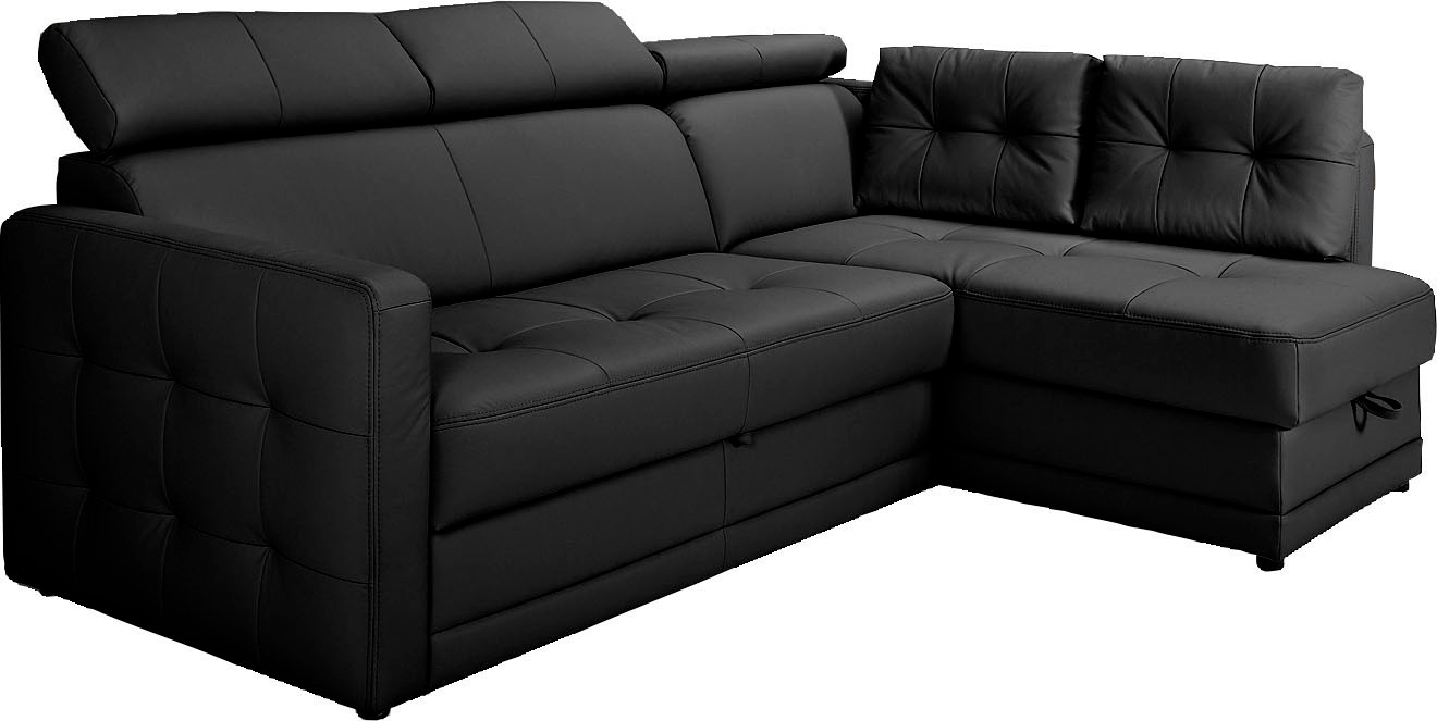 exxpo - sofa fashion Ecksofa "Arles, Federkern, zeitlos, Breite 225cm, L-Fo günstig online kaufen