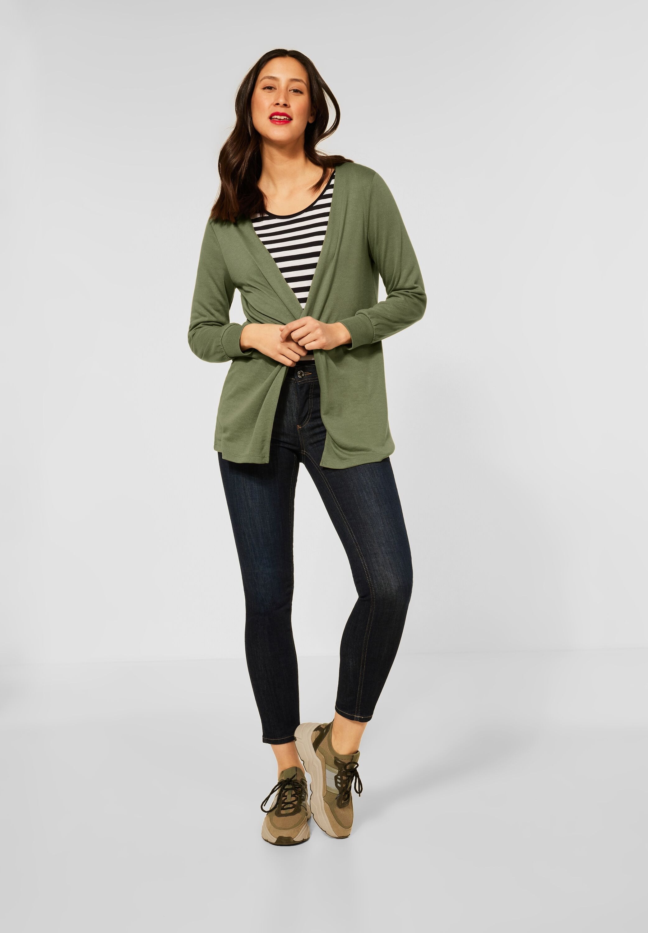 STREET ONE Shirtjacke, in Unifarbe