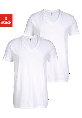Levi's® T-Shirt, (2er-Pack), mit V-Neck kaufen