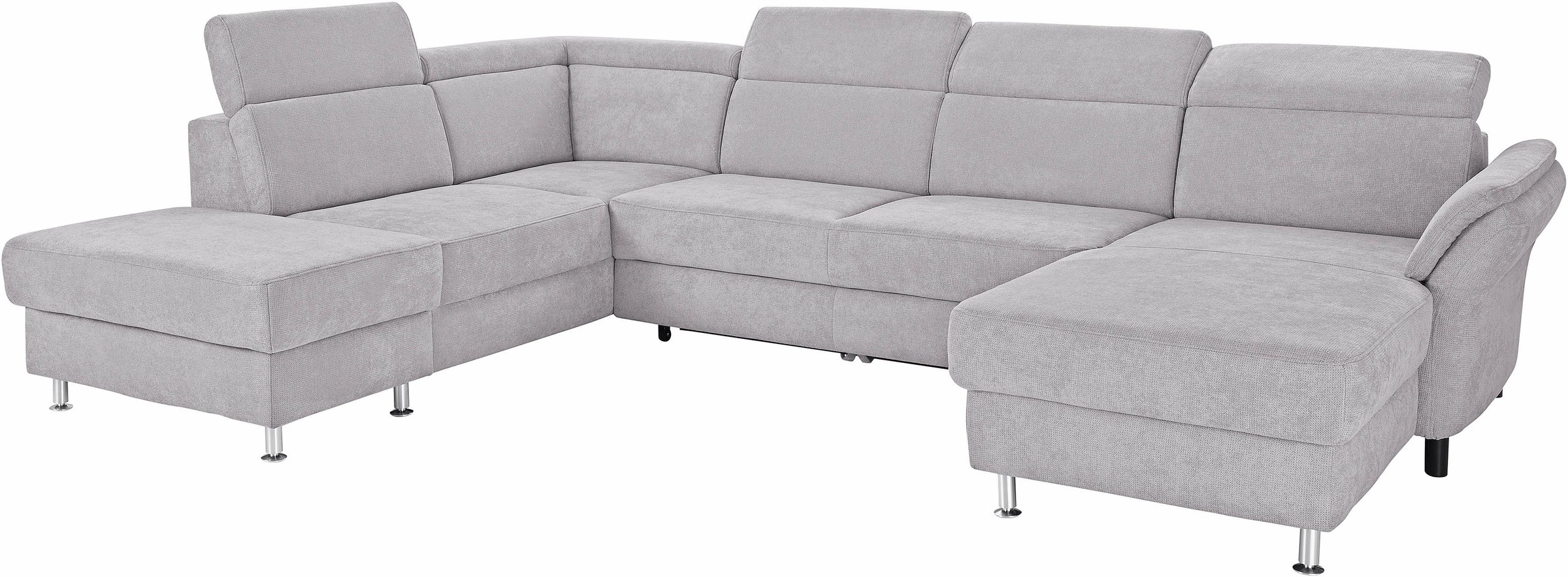 sit&more Wohnlandschaft »Avignon U-Form«, wahlweise mit Bettfunktion und Stauraum, inklusive Kopfteilverstellung