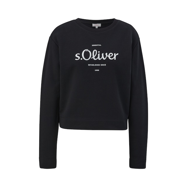 s.Oliver Sweatshirt, mit dem Logonamen vorne für kaufen | BAUR