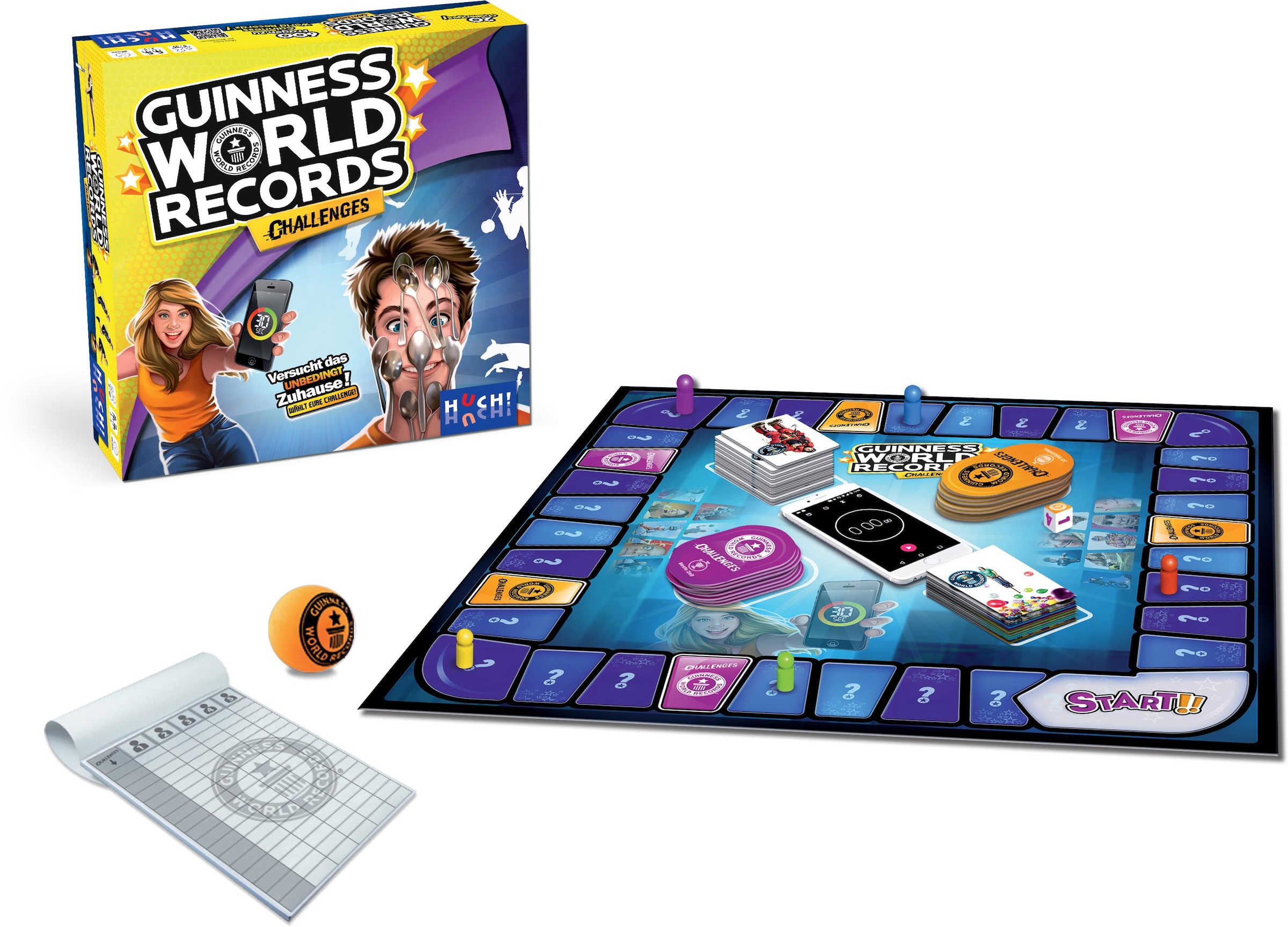 HUCH! Spiel »Guinness World Record Challenges«