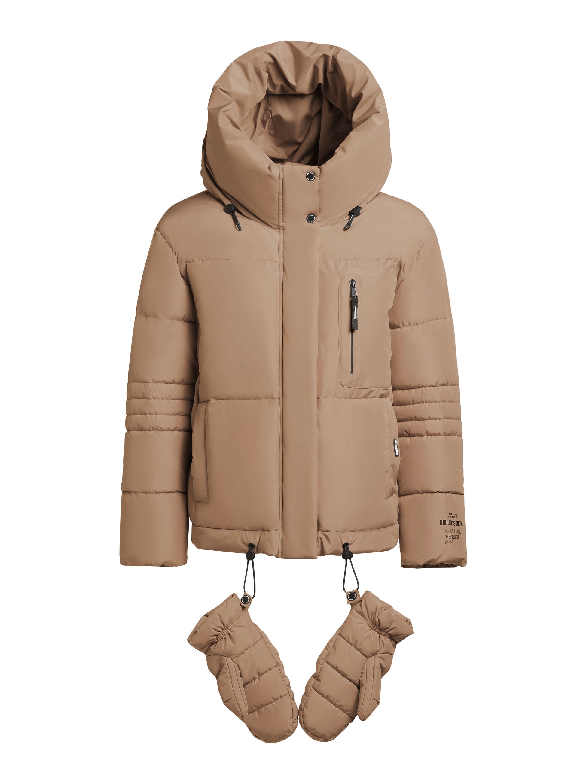 khujo Steppjacke »PEEKE2« 2 Stk. tlg. mit Kapuze