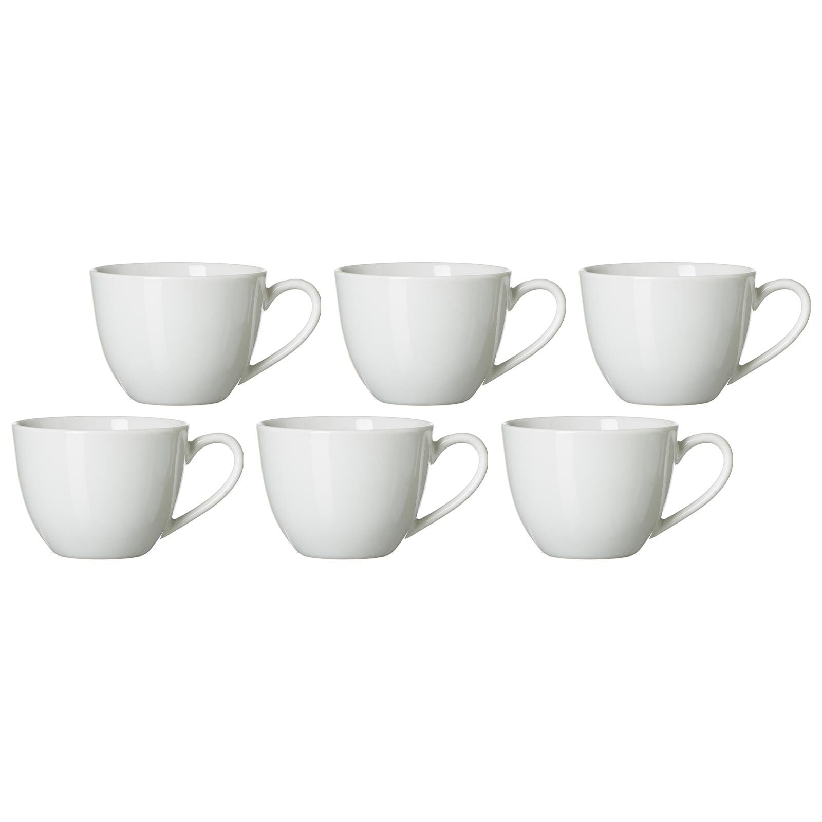 Ritzenhoff & Breker Tasse "Kaffeetassen Bianco 430 ml 6er Set weiß" günstig online kaufen