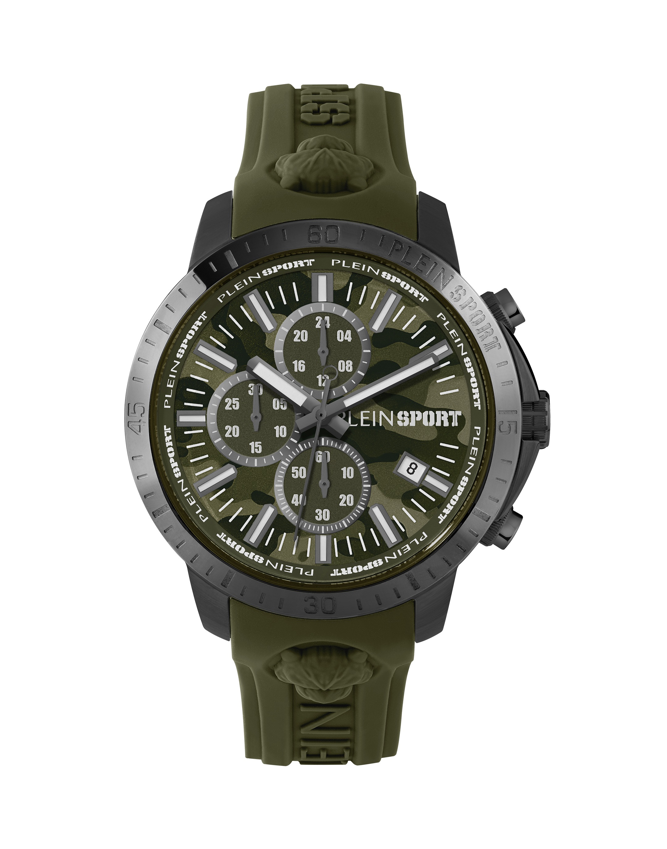 PLEIN SPORT Herren Luxusuhr "Gain", grün, Armbanduhren