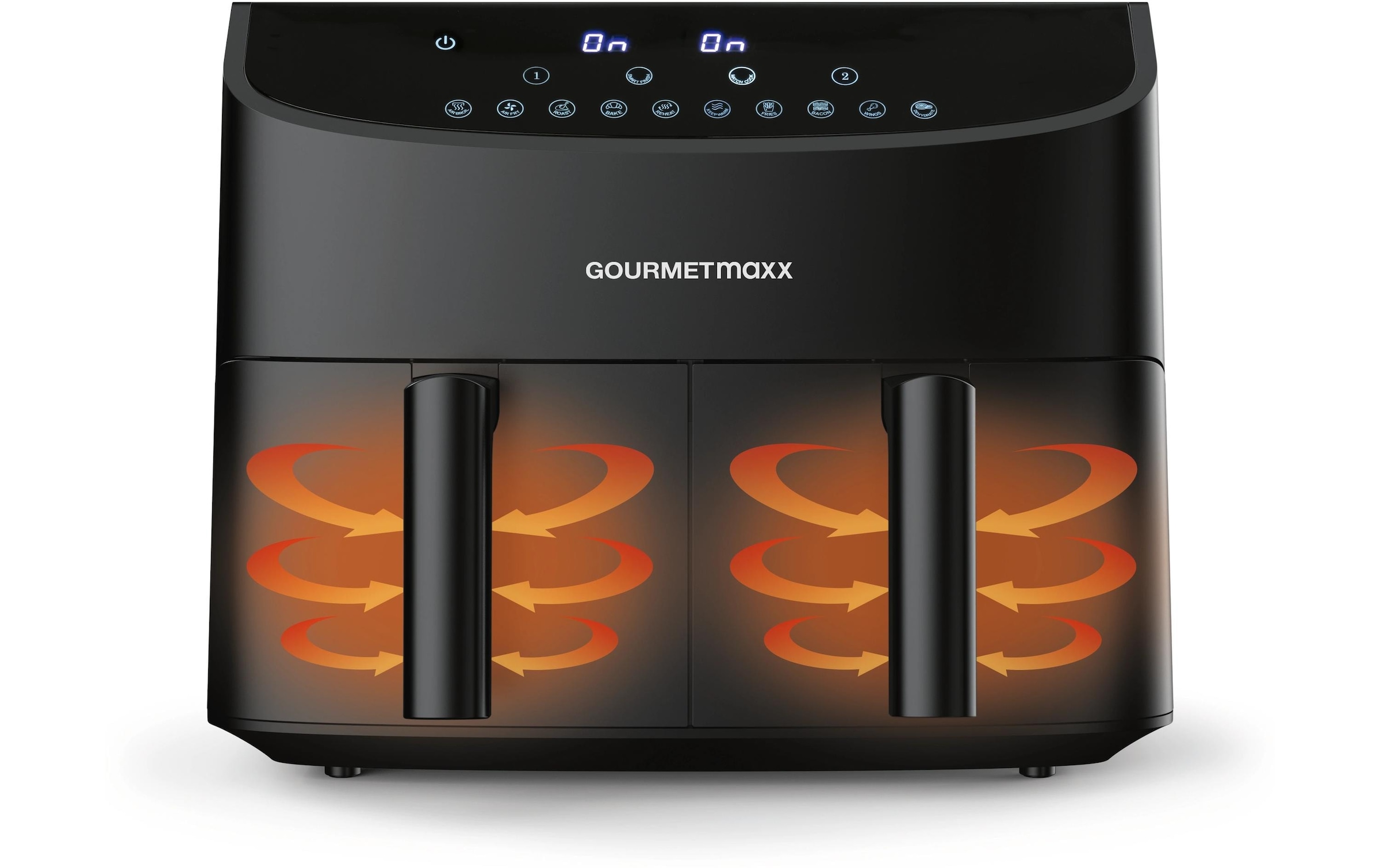 GOURMETmaxx Heißluftfritteuse »6 kg, Schwarz« 2400 W