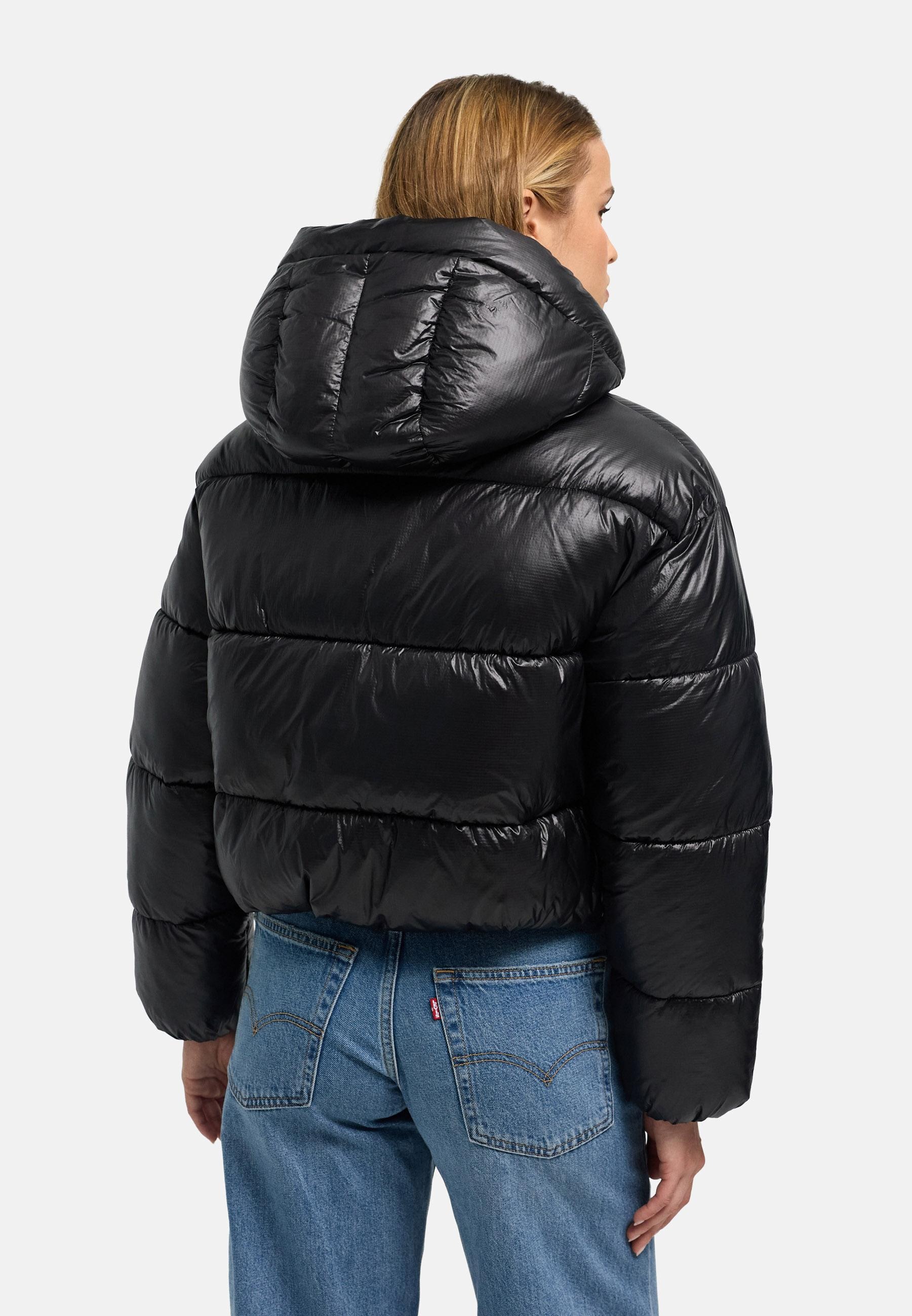 Navahoo Outdoorjacke »Polar-Unit 14« mit Kapuze Damen Steppjacke mit abnehmbarer Kapuze