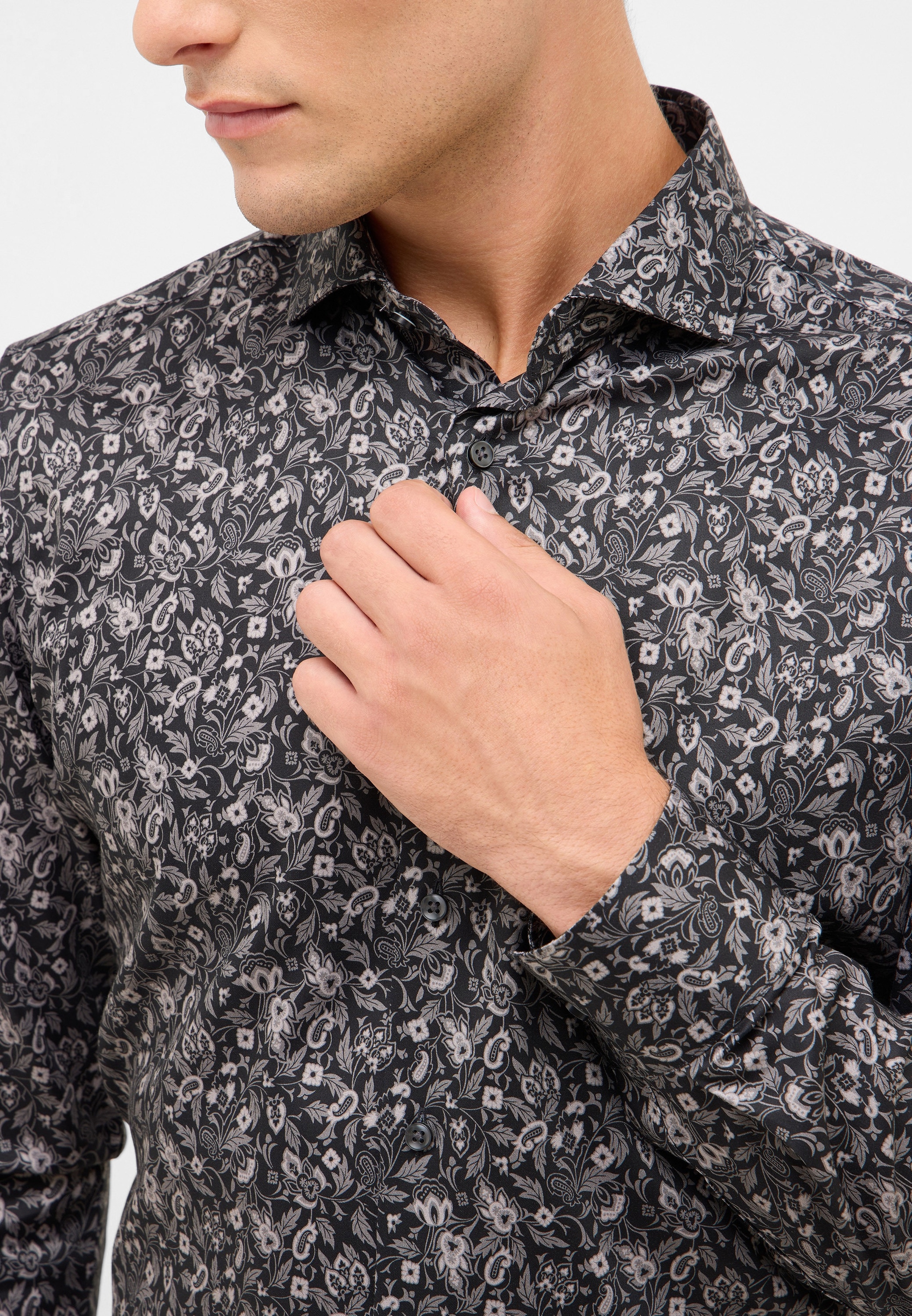 Eterna Langarmhemd »SLIM FIT«, NON IRON (bügelfrei)