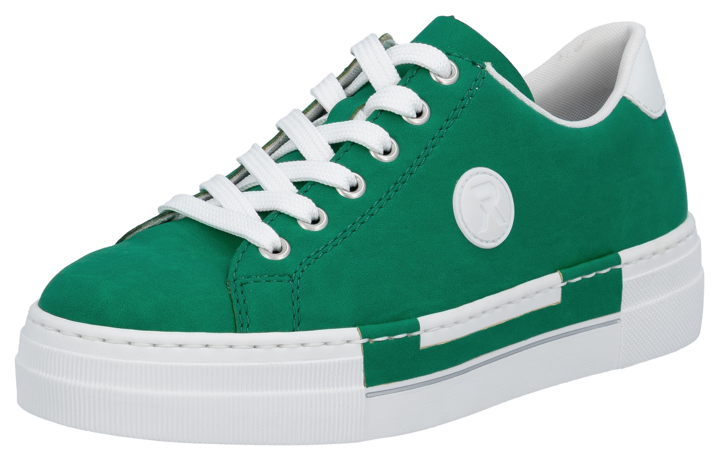 Rieker Sneaker, Freizeitschuh, Halbschuh, Schnürschuh mit Plateausohle günstig online kaufen