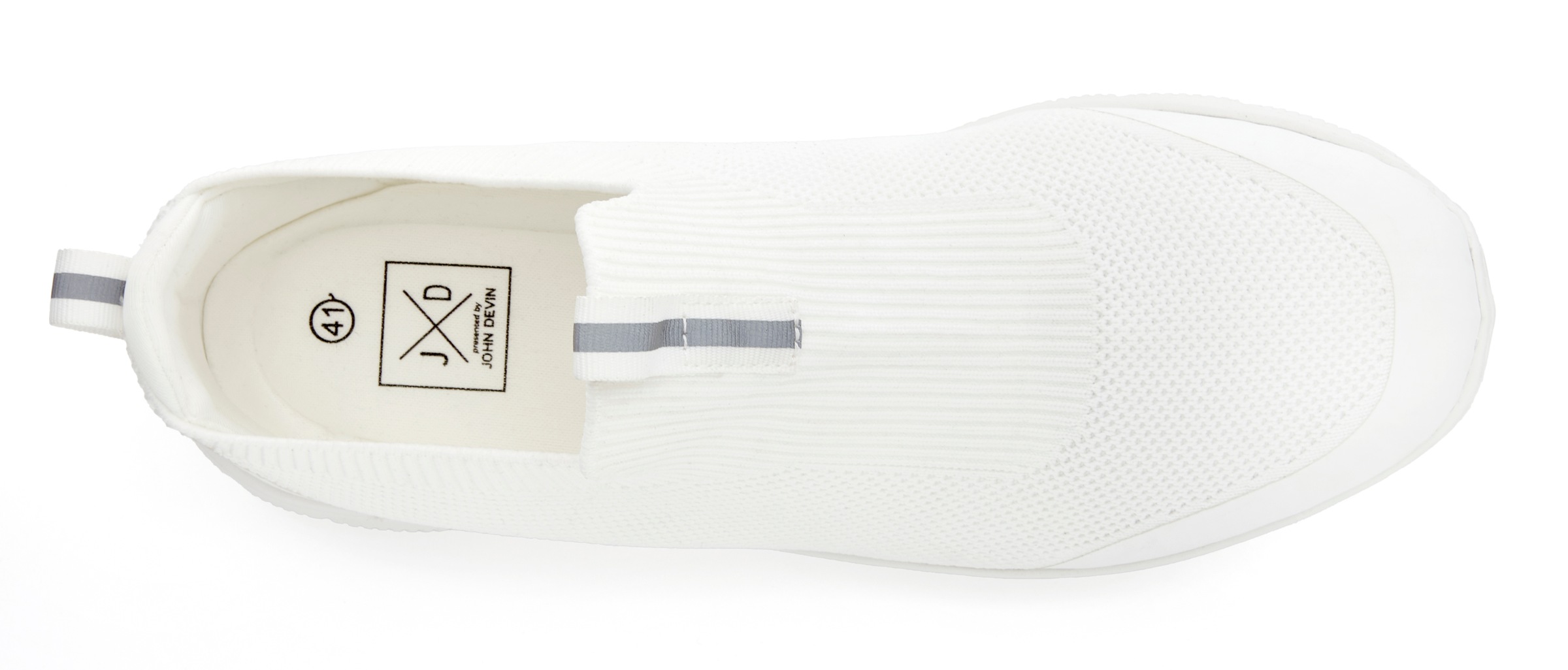 John Devin Slip-On Sneaker White 41 3