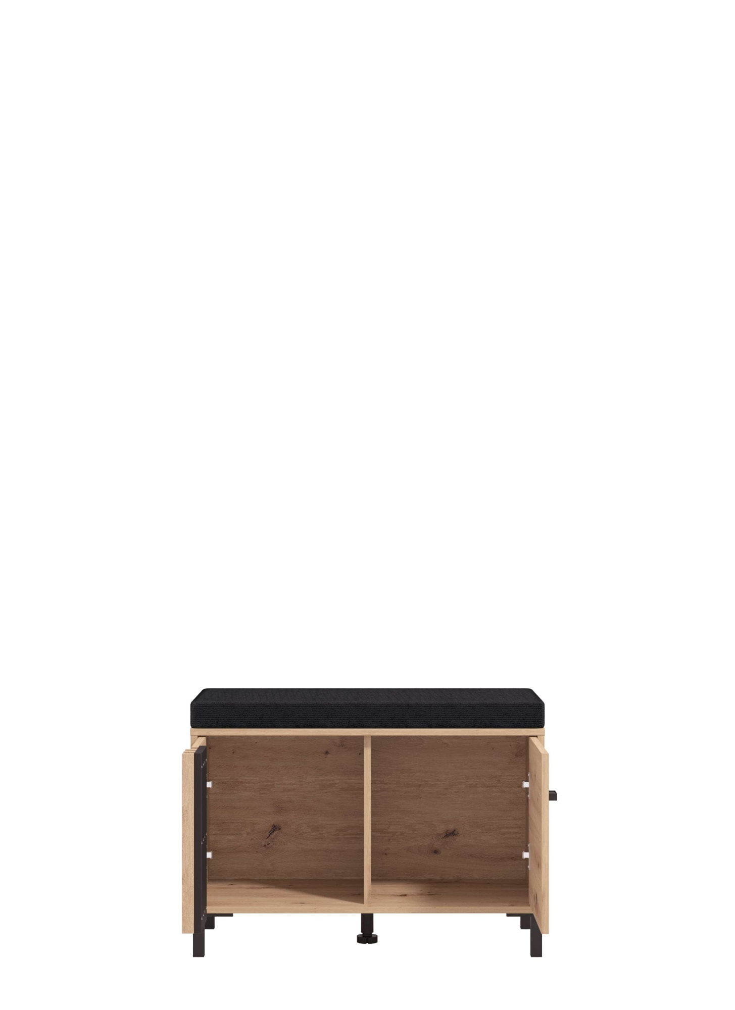 Home affaire Schuhbank »LAVAL, Schuhschrank, Schuhregal, Schuhtruhe, Schuhkommode, Sitzbank« mit zwei Türen (dahinter zwei Fächer)