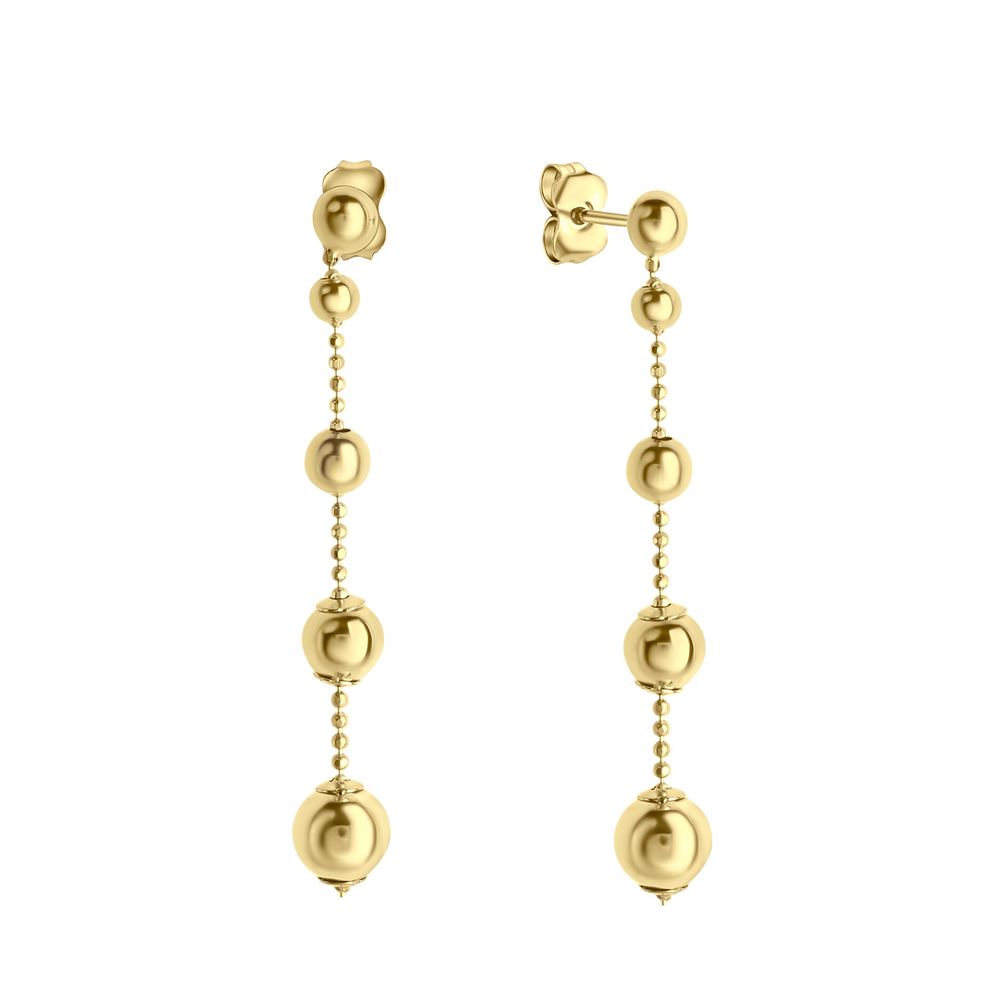 Fascination by Ellen K. Paar auskarai »585/- Gelbgold«
