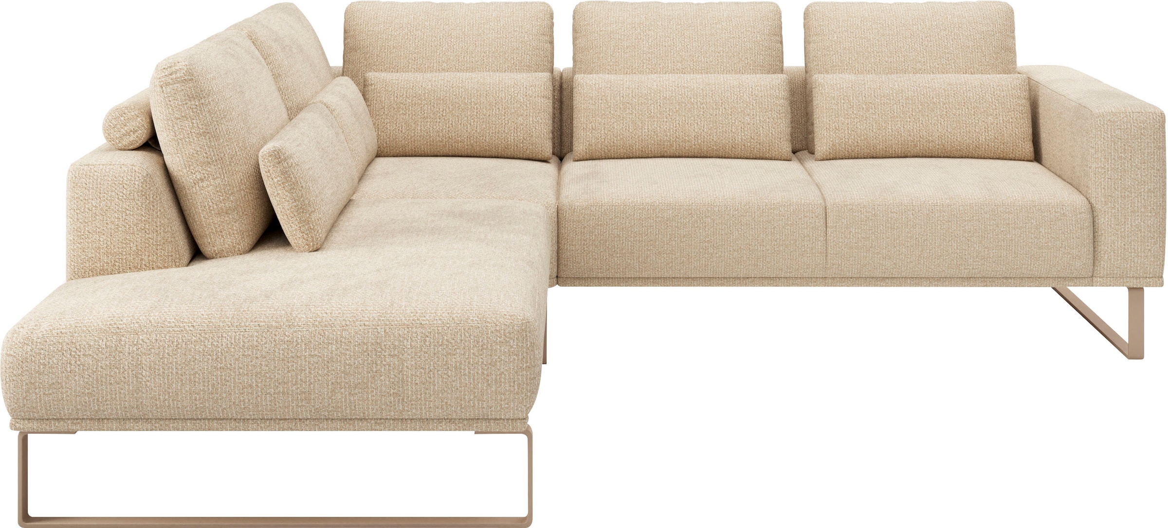 Musterring Ecksofa "JUSTB PM100, stilvoller Lounge-Komfort von Musterring" Kollektion Bettina Zimmermann, optionaler Sitzvorzug & Fuß-Auswahl
