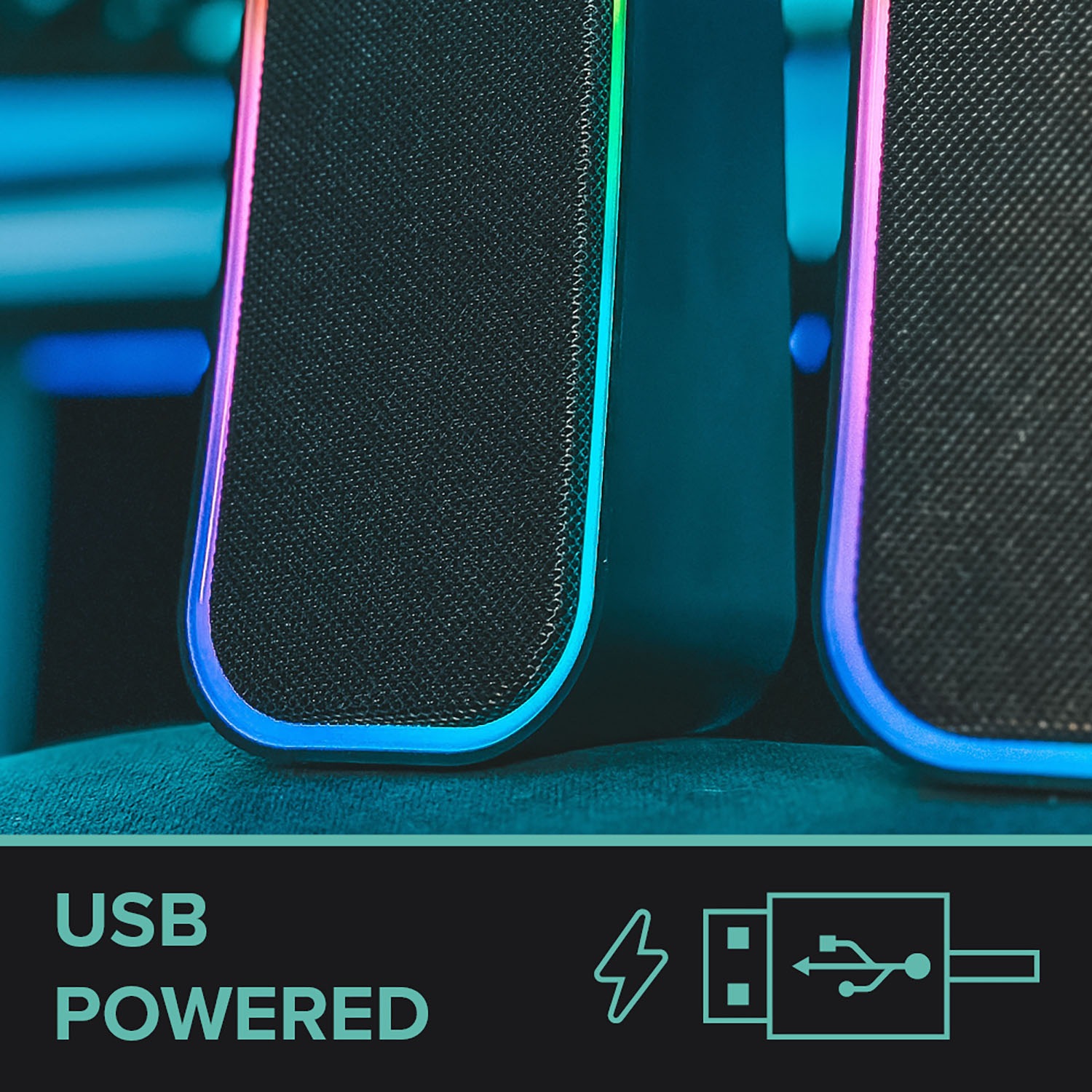 Speedlink PC-Lautsprecher »TOKEN Bluetooth RGB Gaming«, 3,5mm AUX Klinke oder Bluetooth Verbindung