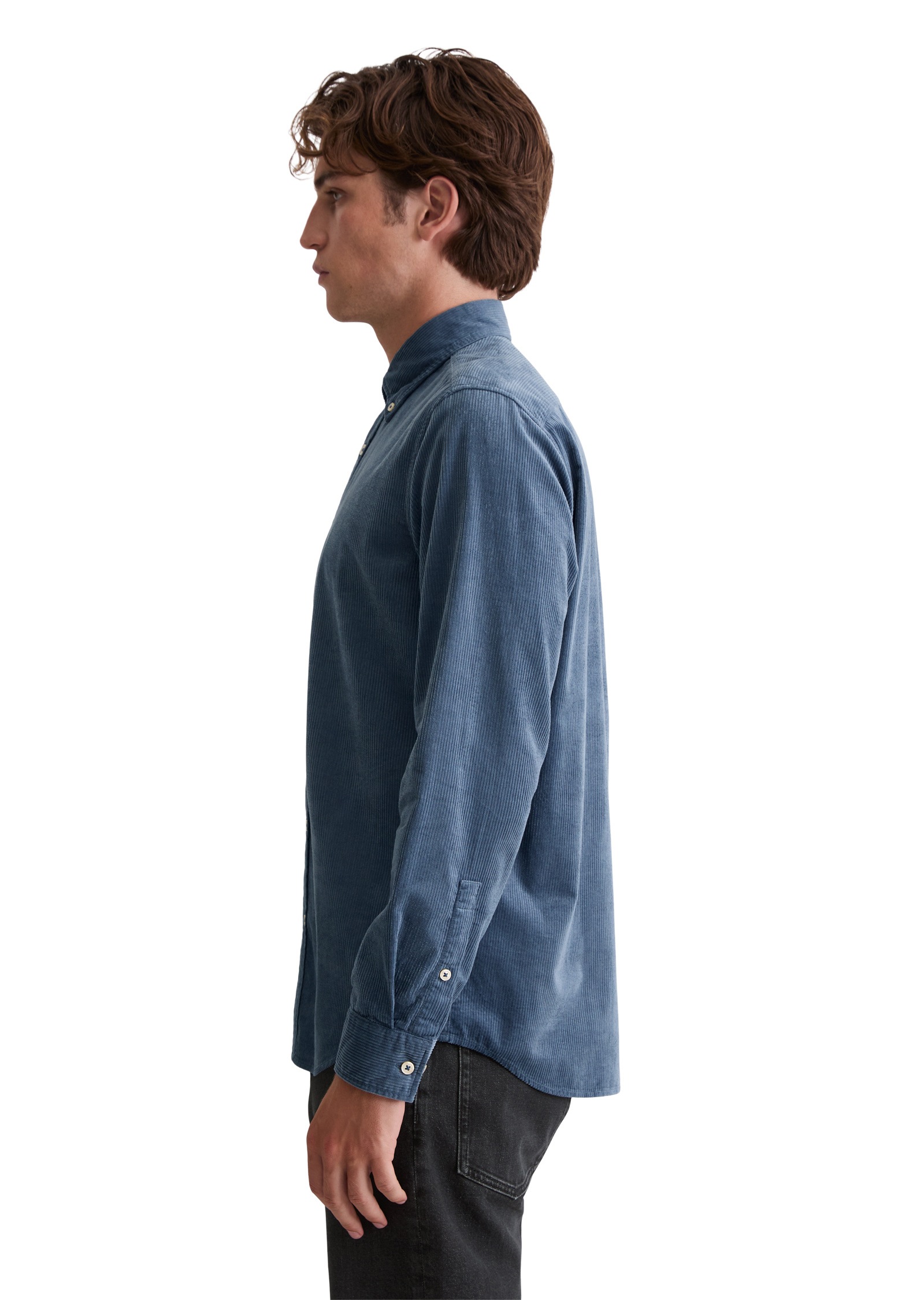 Marc OPolo Langarmhemd "mit Button-Down-Kragen" günstig online kaufen