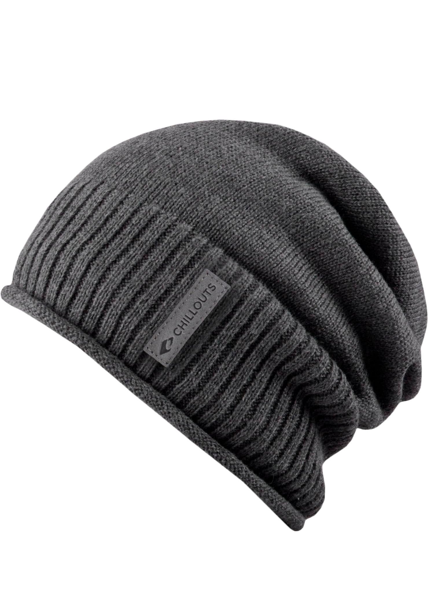 chillouts Beanie "Etienne Hat" Strickbeanie mit Rollkante