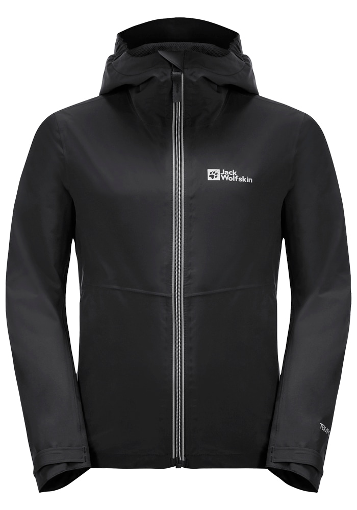 Jack Wolfskin Regenjacke "JWP SHELL K", mit Kapuze