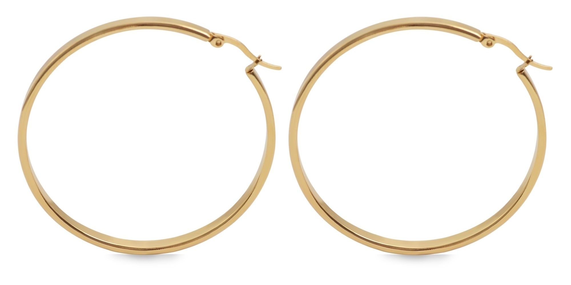 Adelia´s Paar Creolen »Damen Ohrringe – Creole aus Edelstahl« Ein kleines Geschenk mit großer Wirkung