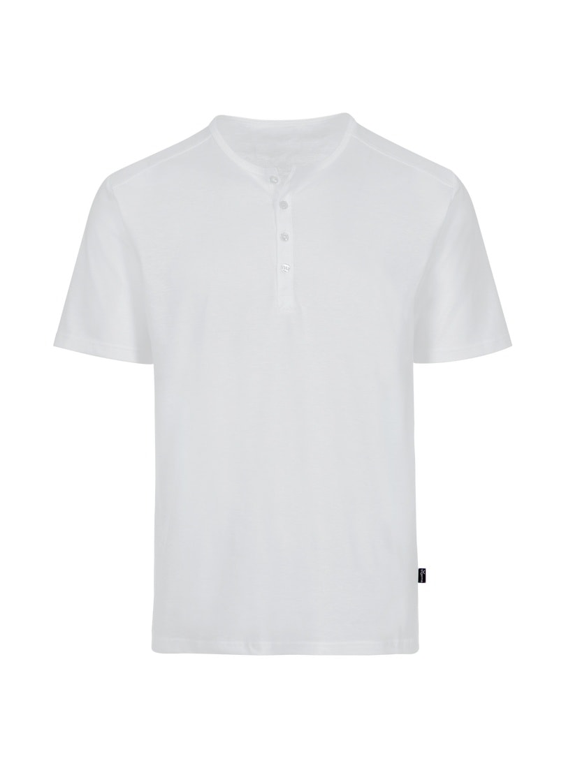 Trigema T-Shirt "TRIGEMA T-Shirt mit Knopfleiste DELUXE Baumwolle" 1 Stk. t günstig online kaufen