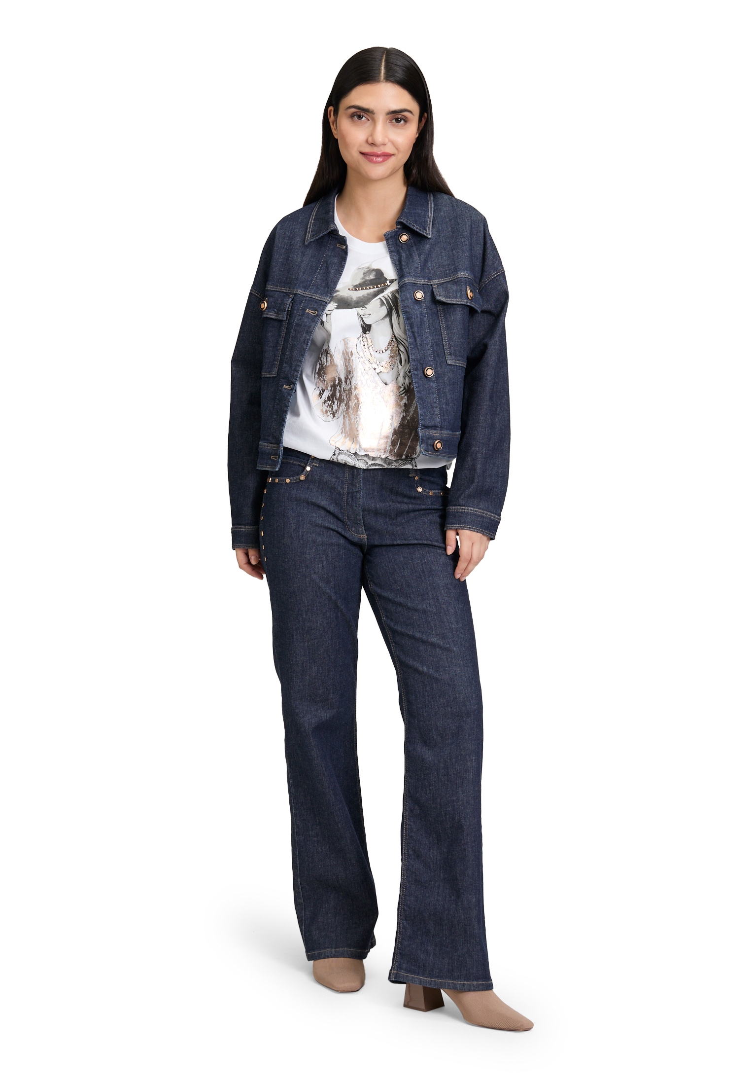 Betty Barclay Jackenblazer »Betty Barclay Damen Jeansjacke langarm«
