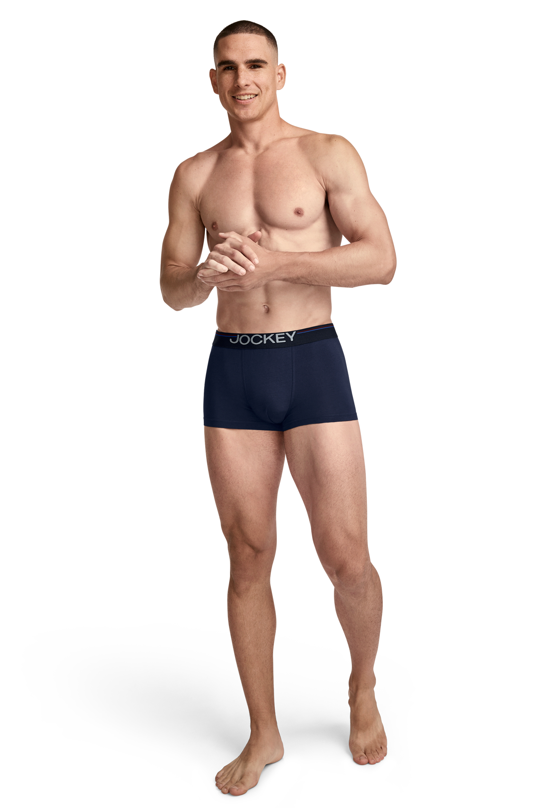 Jockey Trunk »Cotton Stretch« 3er Pack,  (3er Pack), atmungsaktiv, passgenau mit Stretchanteil