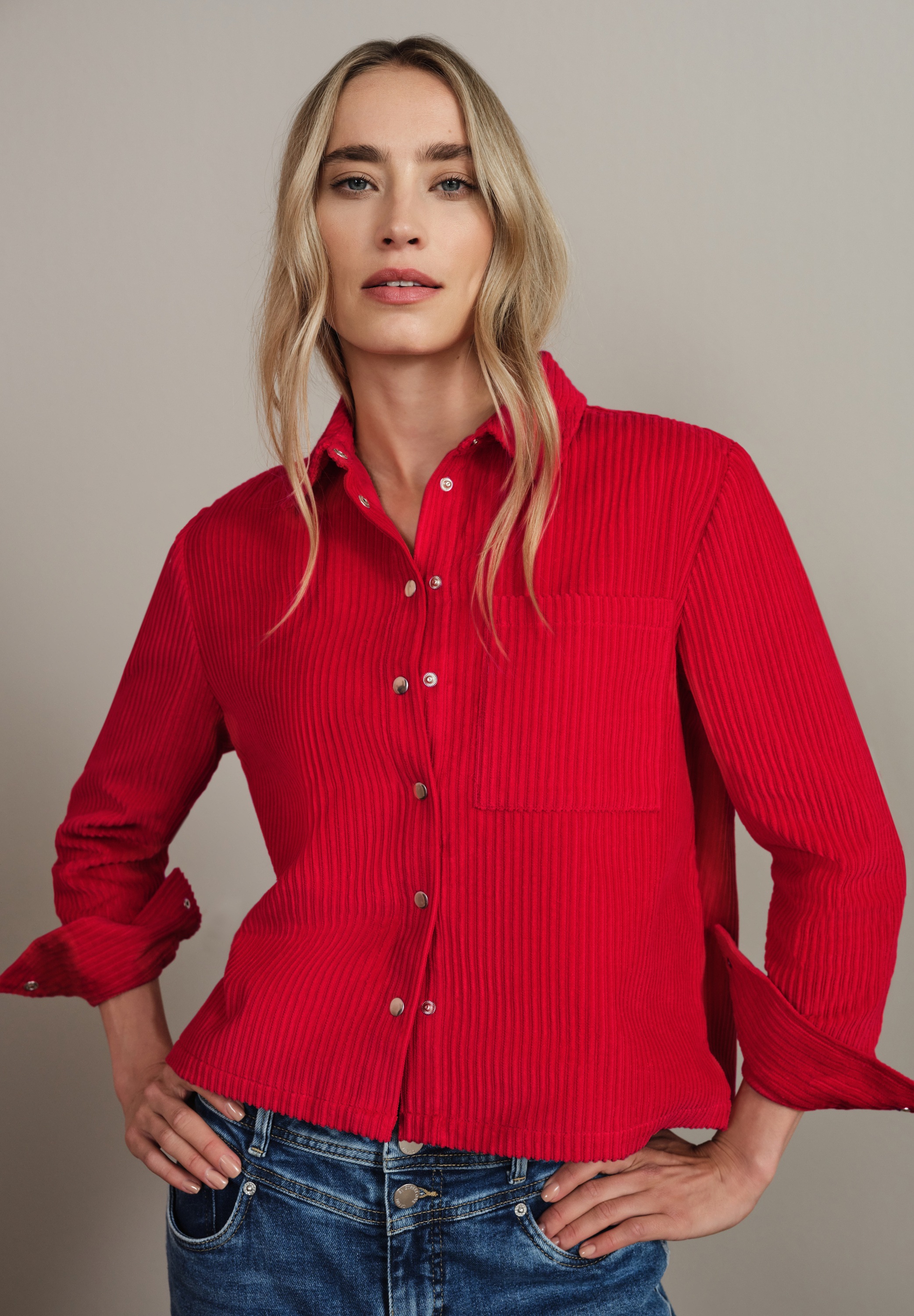 STREET ONE Hemdbluse mit Manschetten günstig online kaufen