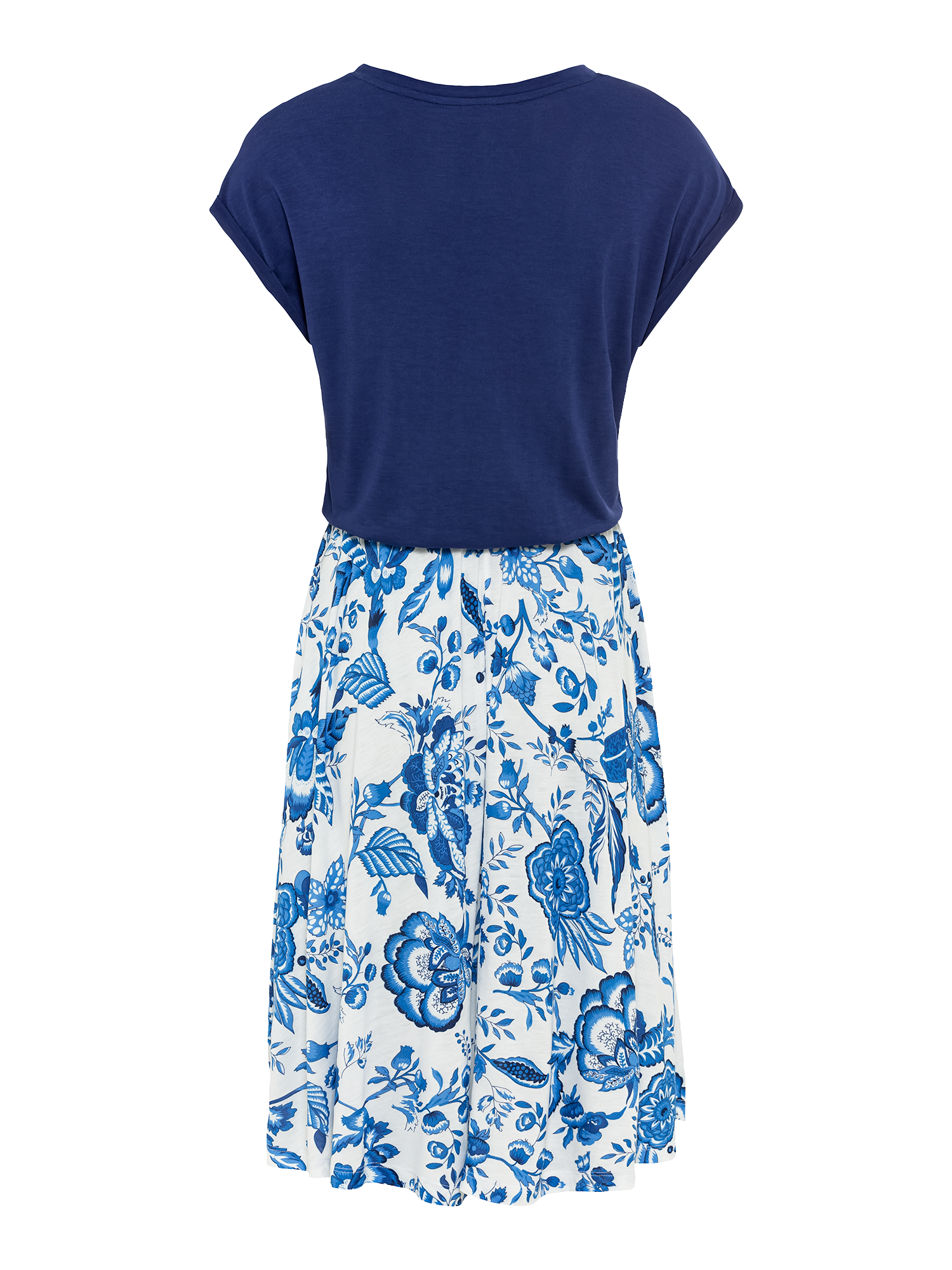 LASCANA Sommerkleid Seitennahttaschen mit bedrucktem Rock, T-Shirtkleid, St günstig online kaufen