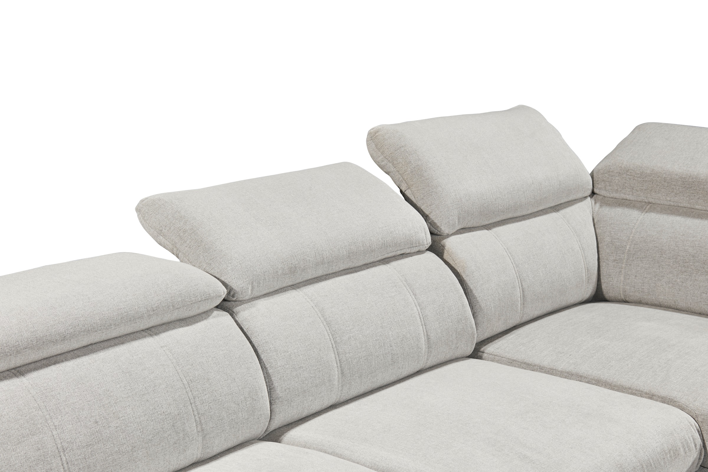 ED EXCITING DESIGN Ecksofa »Albany L-Form«, (2 St.), frei stellbar, Bettfunktion und Bettkasten, inkl. Kopfteilverstellung