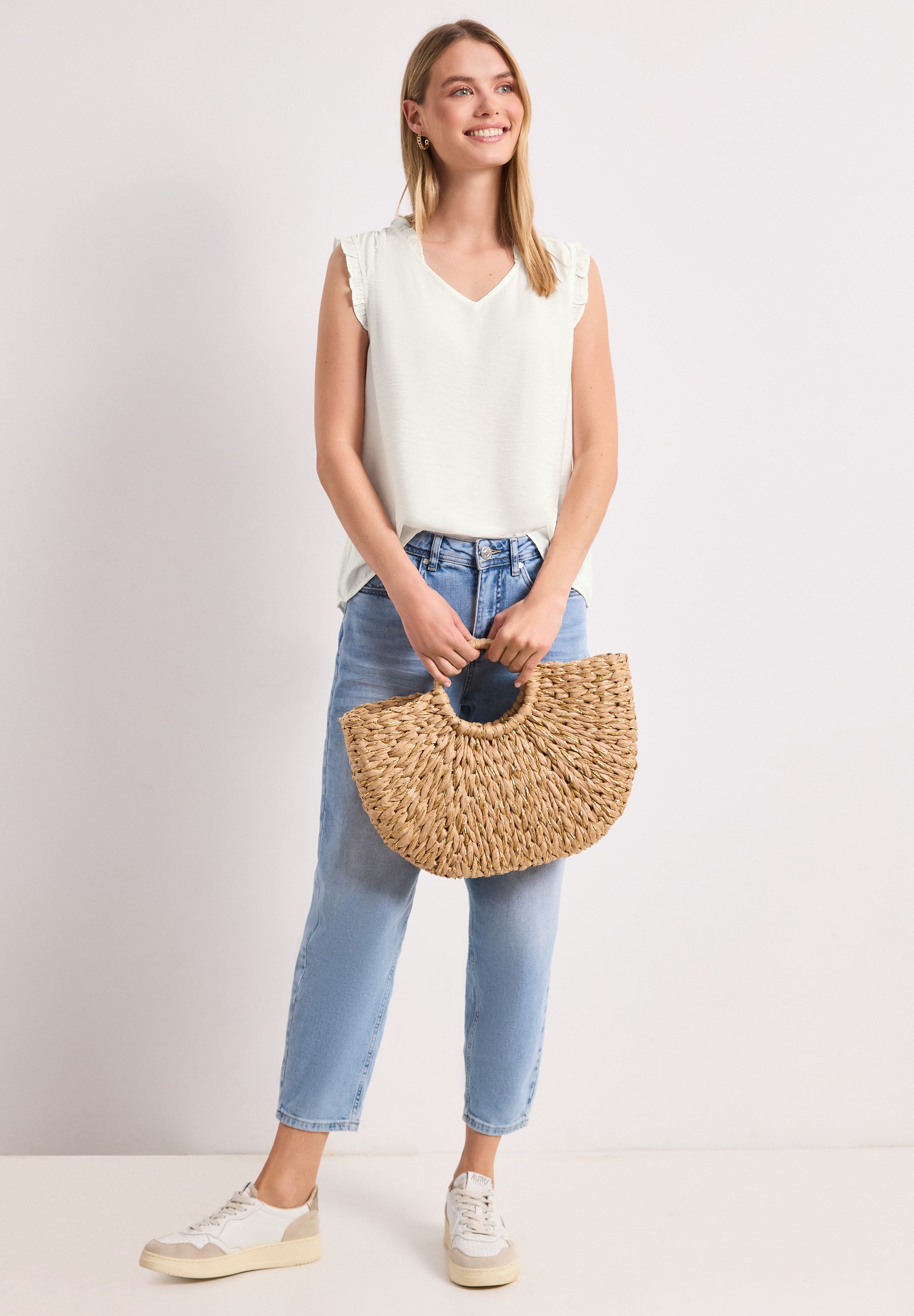 STREET ONE Blusentop aus softer Viskose