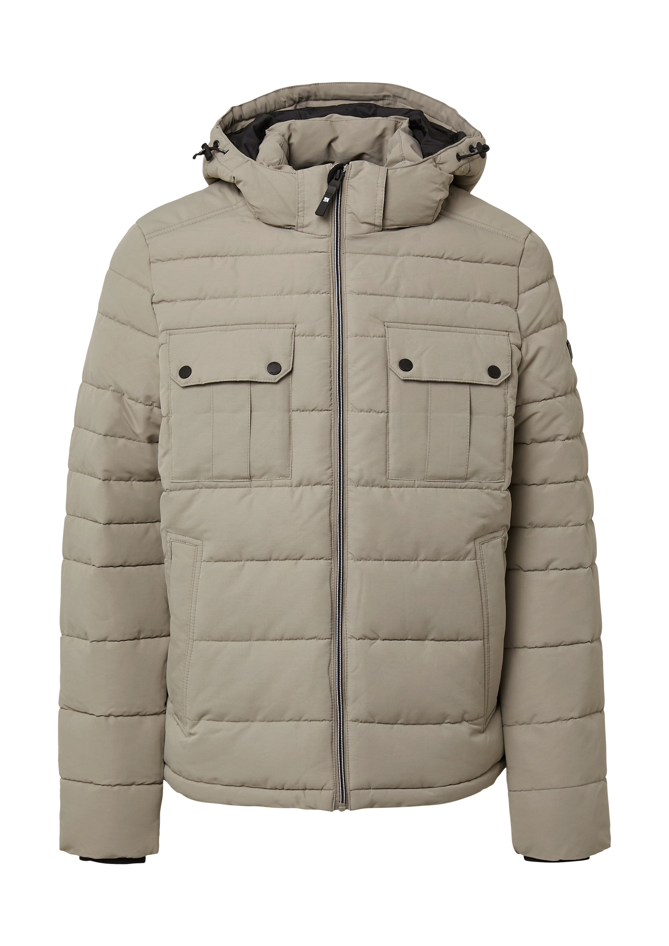 s.Oliver Steppjacke mit Kapuze mit Kapuze und Kordelzug
