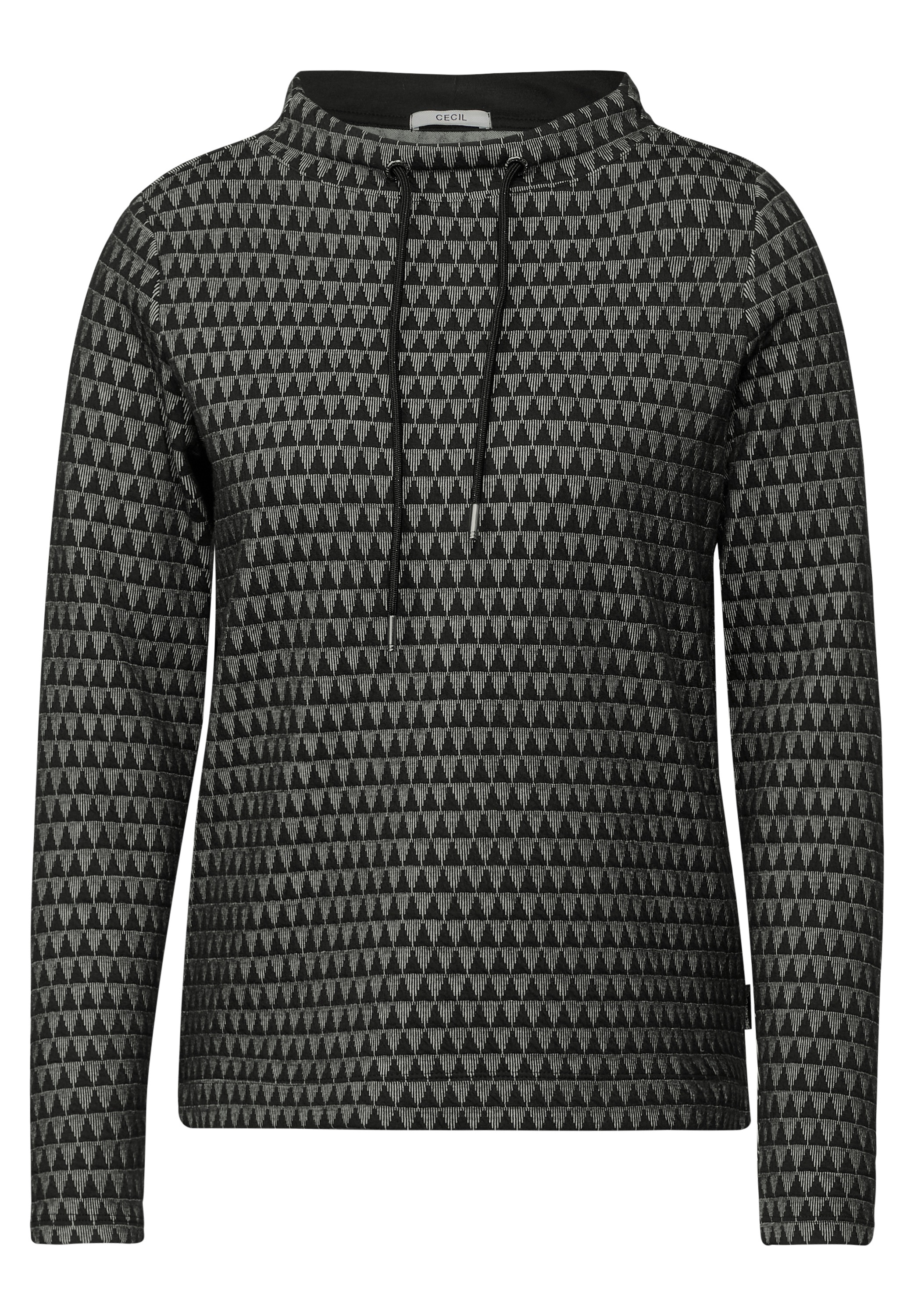Cecil Langarmshirt, aus Baumwolle mit Stretchante
