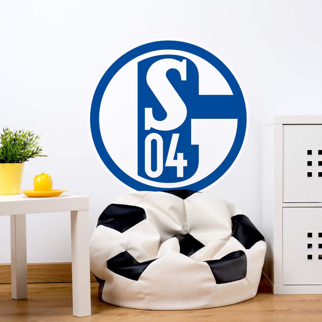 Wall-Art Wandtattoo »Fußball FC Schalke 04 Logo«, (1 St.) bestellen | BAUR