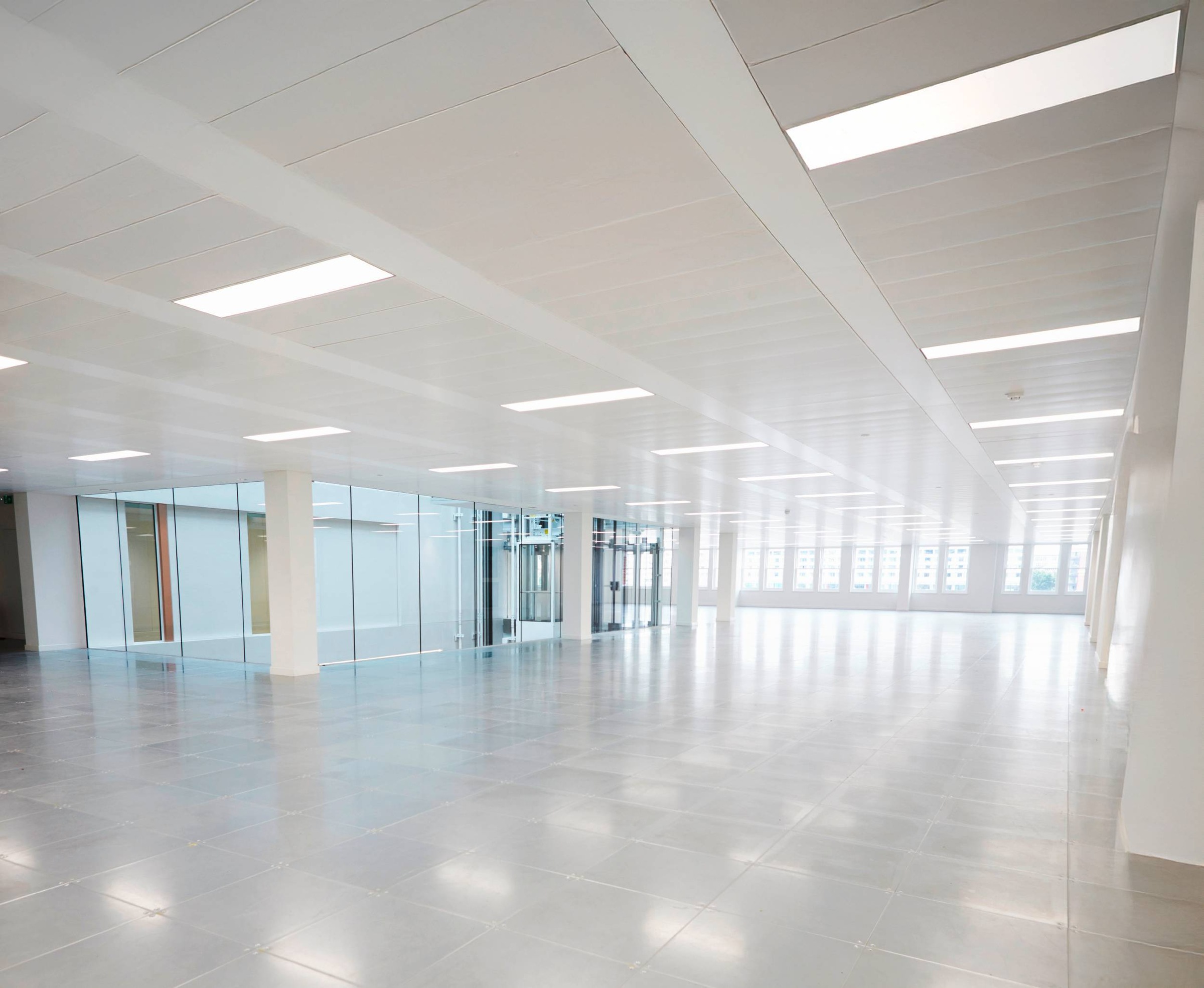 EGLO Rasterleuchte »Salobrena 1 Einbauleuchte, Deckenlampe, Aluminium, Kunststoff, Lampe« LED-Modul 1 Stk. Neutralweiß Rasterleuchte - L120 x B30 x H1,1 cm - weiß - 33W inkl.