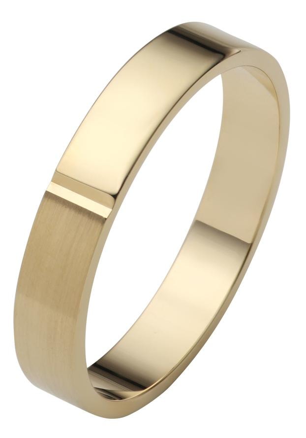 Firetti Trauring »Schmuck Geschenk Gold 750 Hochzeit Ehering "LIEBE"«, Made in Germany, wahlweise mit oder ohne Brillant