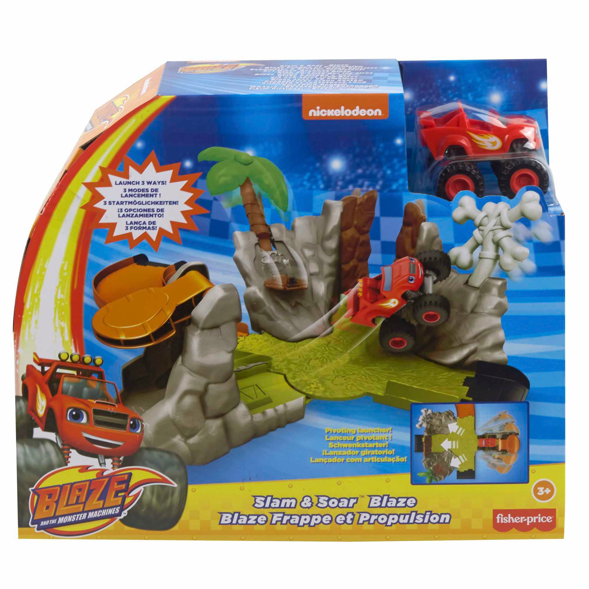 Mattel® Spielwelt »Blaze und die Monstermaschinen, Slam & Crash Blaze«
