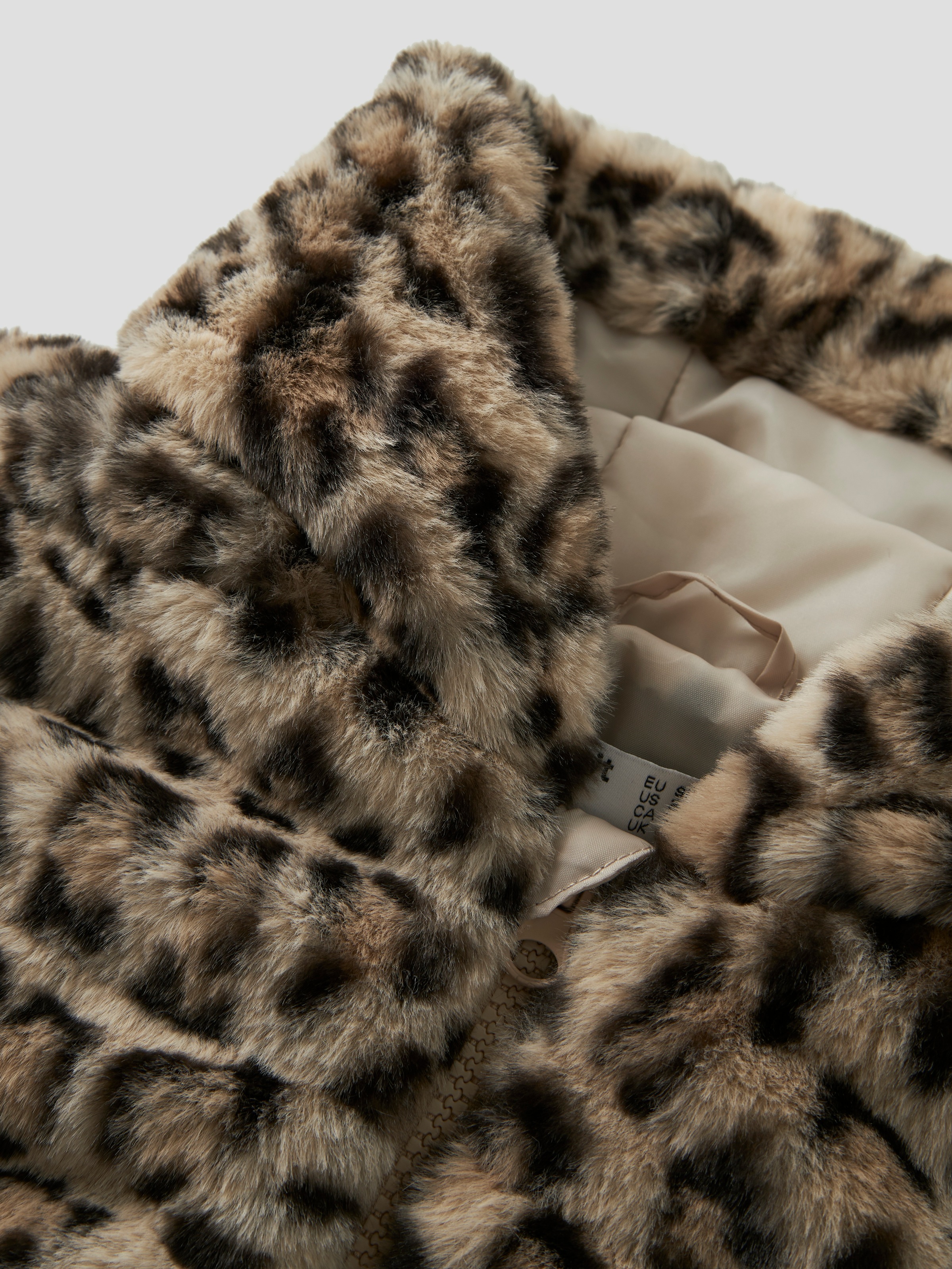 Name It Fellimitatjacke »NMFMILA JACKET W HOOD PB« mit Kapuze Kunstfaser