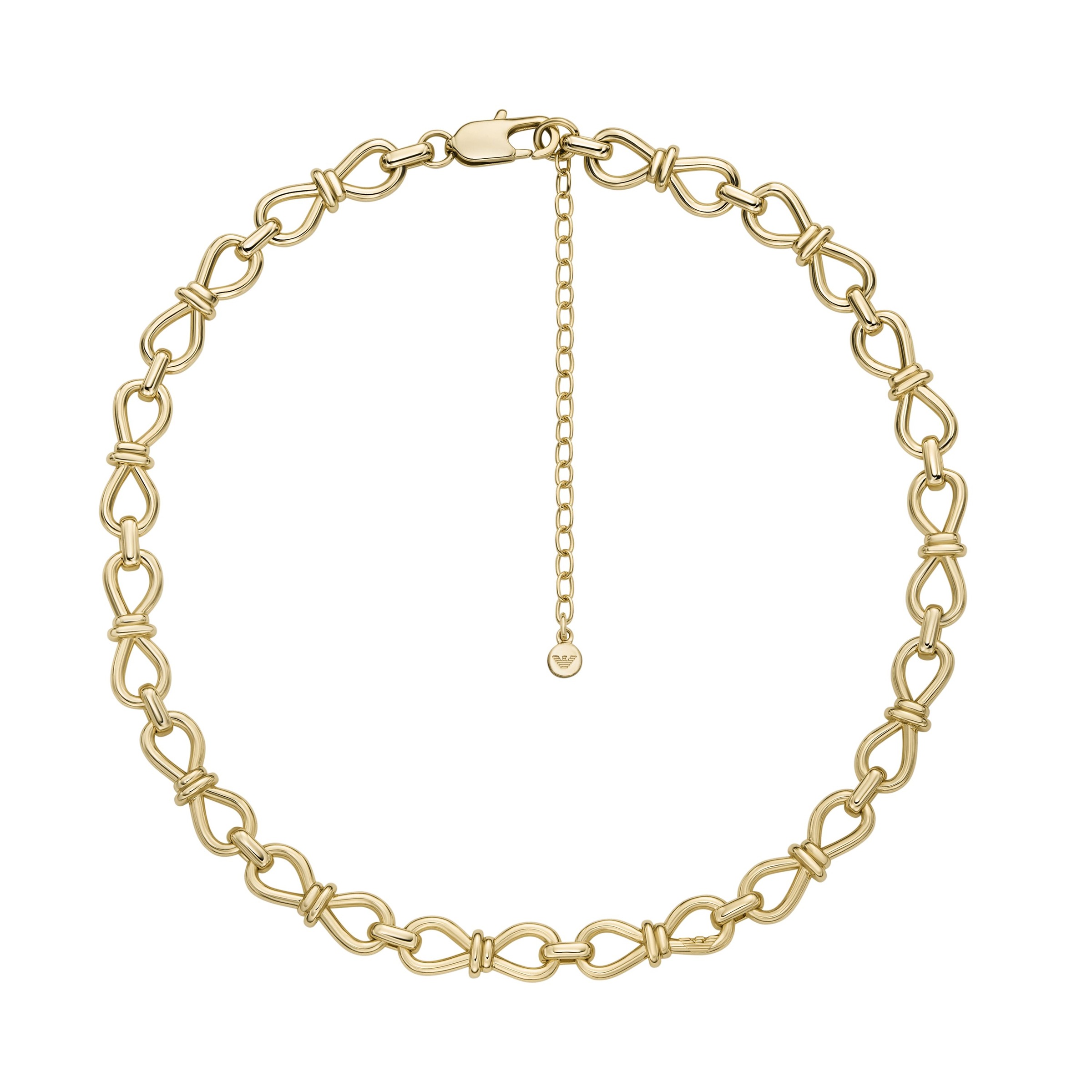 Emporio Armani Kette ohne Anhänger »Schmuck Geschenk Metall Schleife«