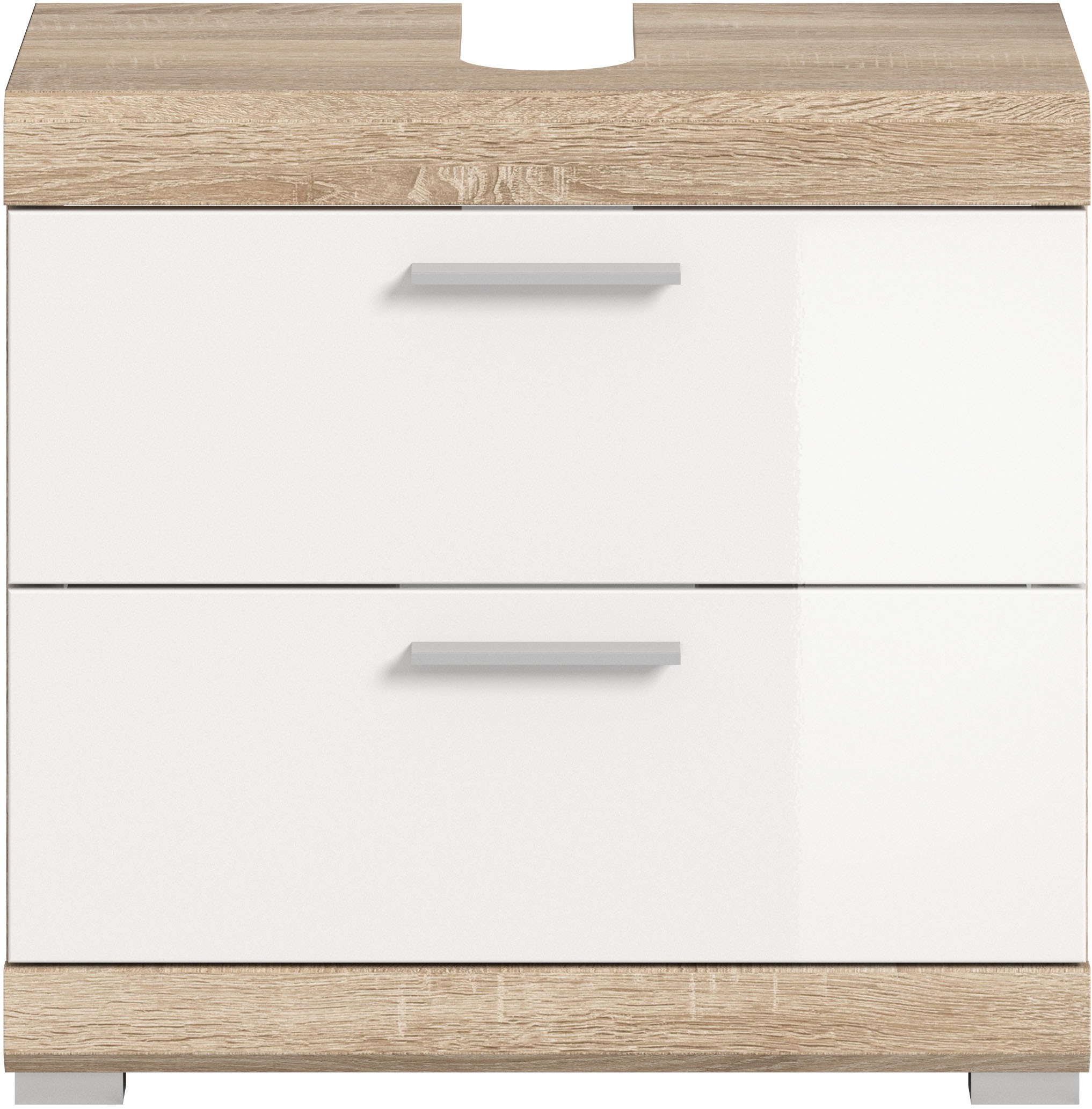 INOSIGN Waschbeckenunterschrank »Siena, Breite 60cm, 2 Tür, 2 Fächer, mit Siphonausschnitt, MDF-Front«, (1 St.), in verschiedenen Farben erhältlich, Badmöbel, Badschrank, Kommode, Bad