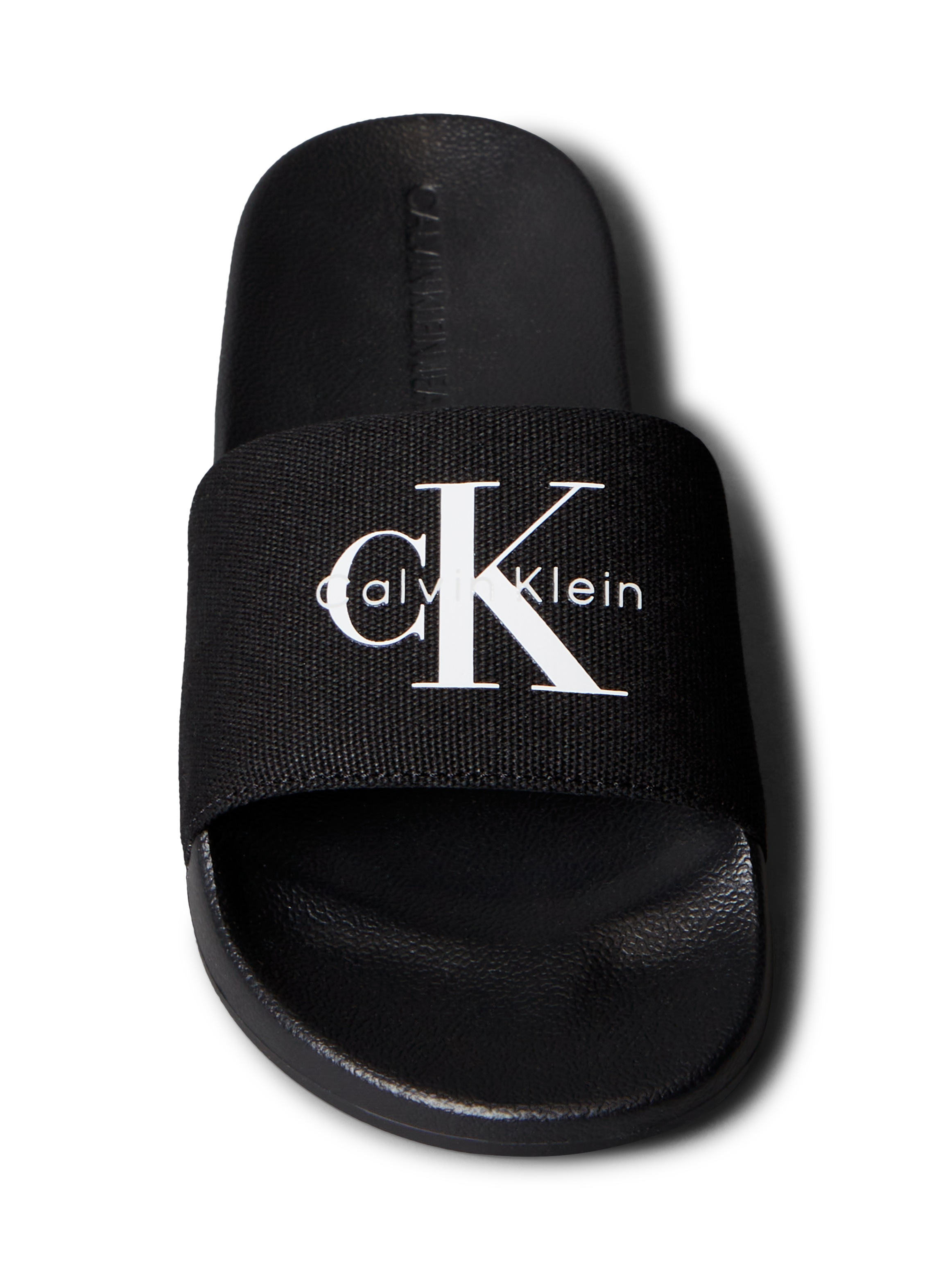 Calvin Klein Jeans Badepantolette »SLIDE MONOGRAM WN LOGO CK«  Strandschuh, Pool Slides, Badeschuh, Flat mit Logo