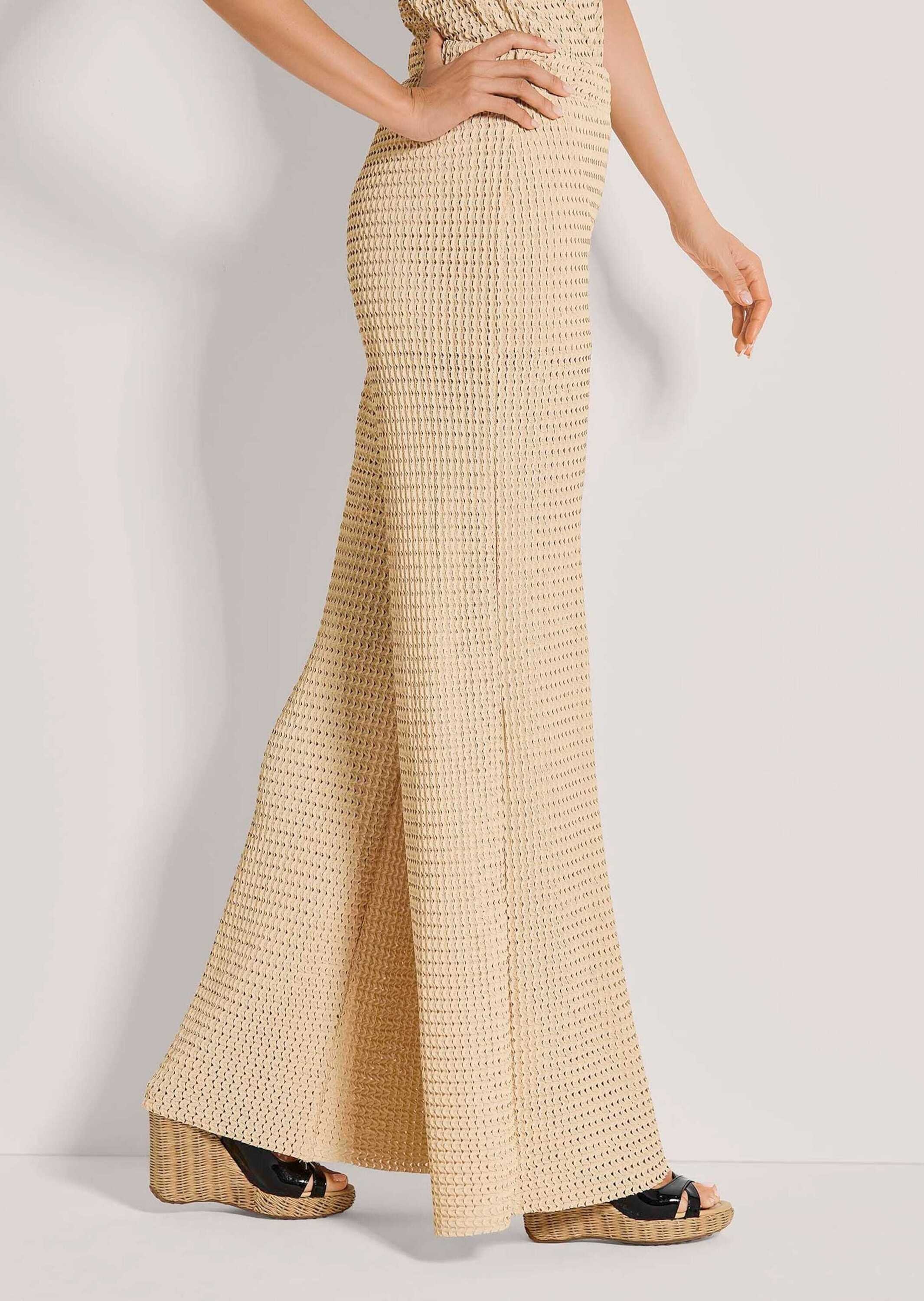 MADELEINE Palazzohose »Sommerhose Weite Hose mit Ajour-Optik«