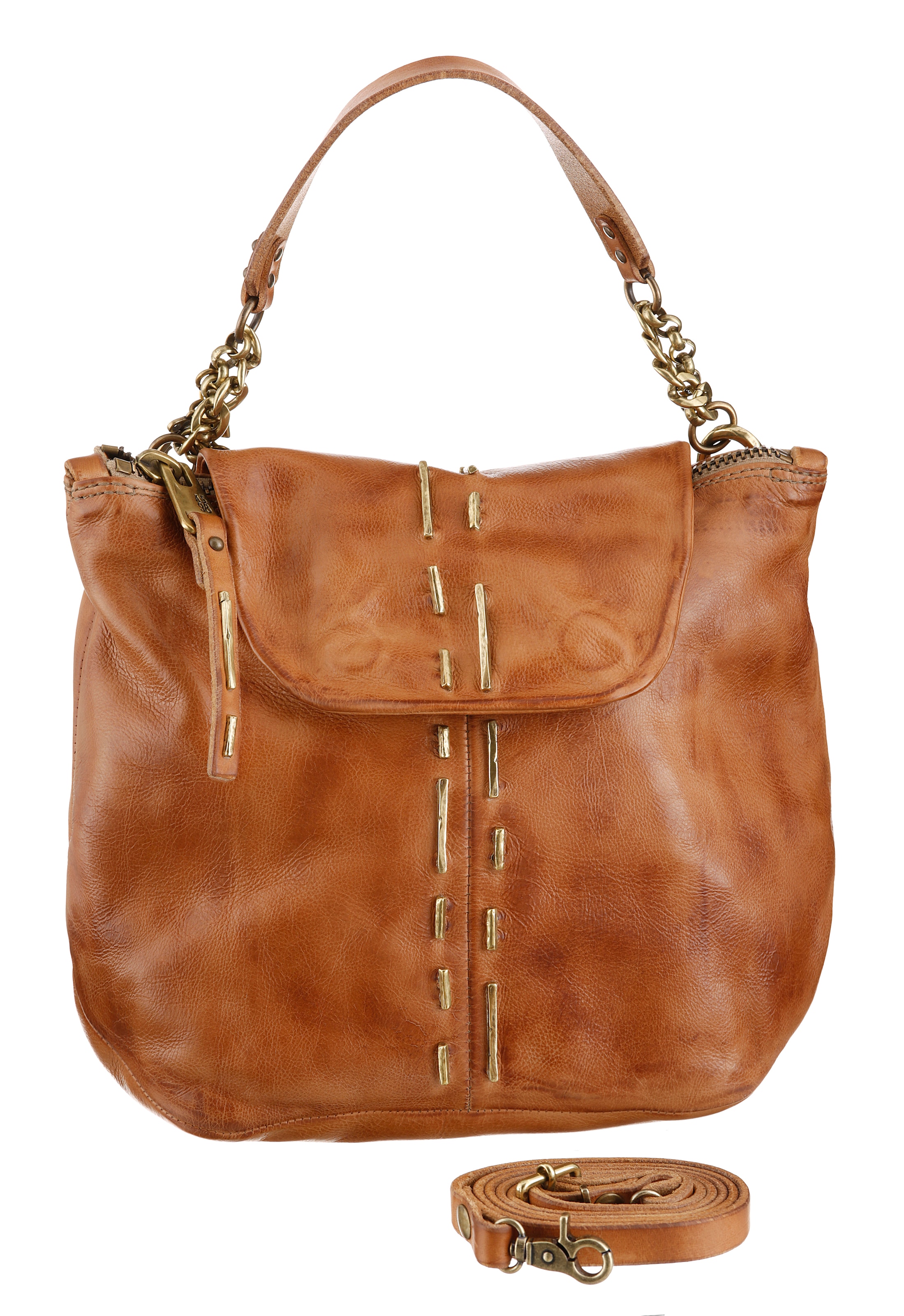 A.S.98 Schultertasche, mit silberfarbenen Details kaufen